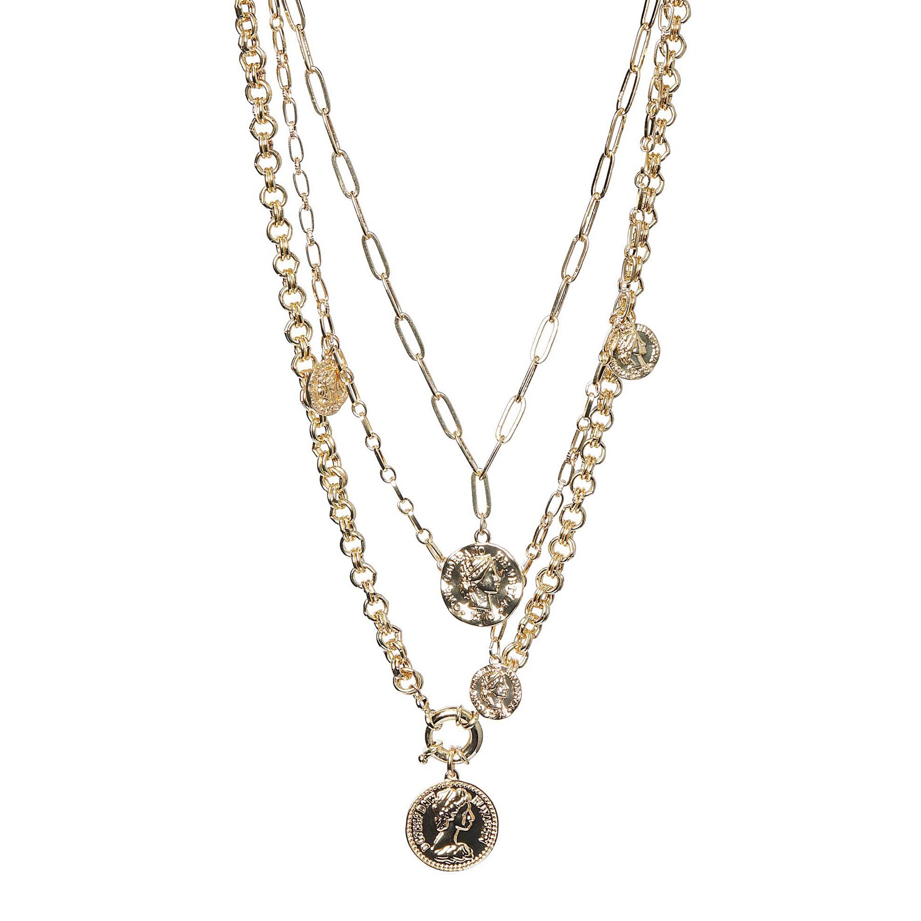 

Намисто Pieces Bijo 17135176 Gold Colour 4140272, Золотий