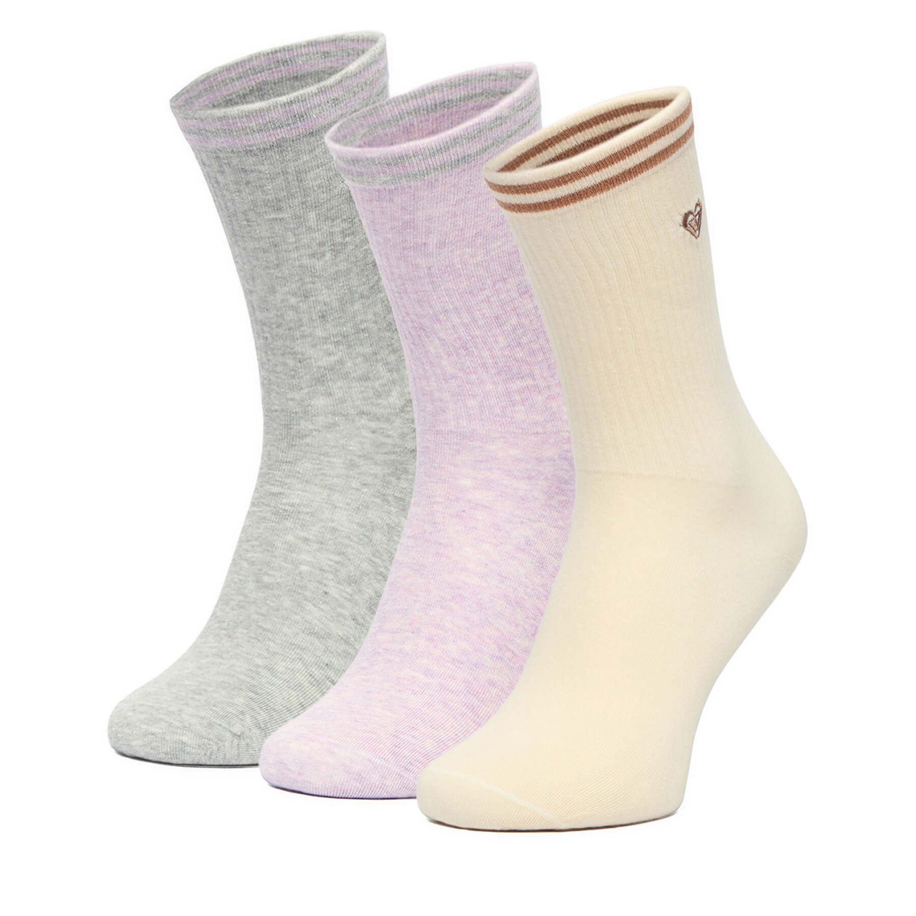 Dolge nogavice Roxy CEO_BR_ROXY_2032_W_AW25 (3 PACK) Pisana
