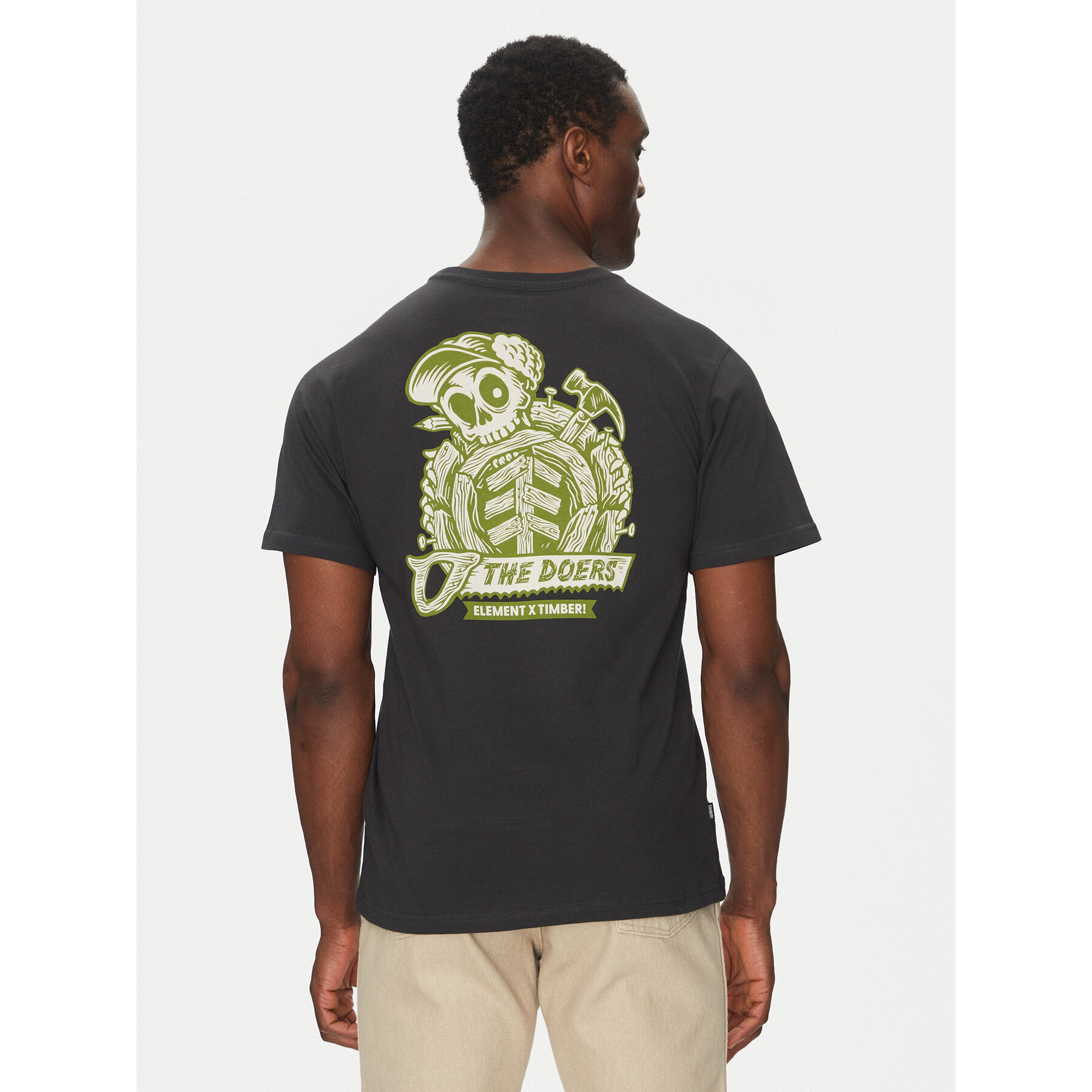 Element T-shirt ELYZT00519 Crna Regular Fit