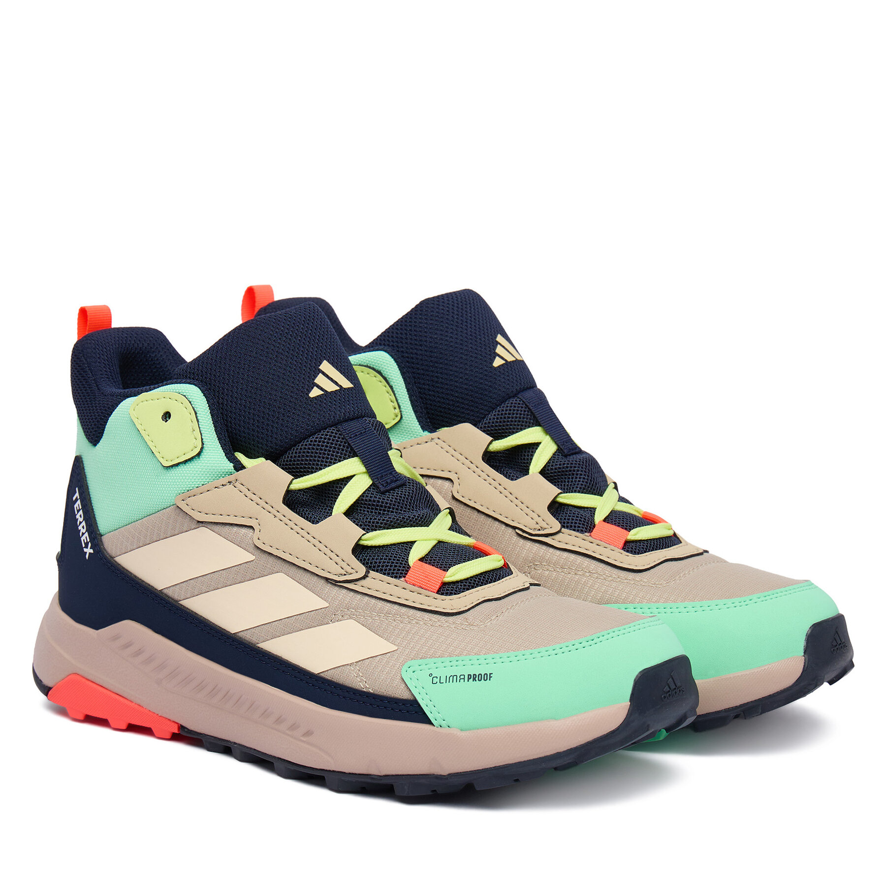 Trekking čevlji adidas Terrex Anylander Mid Climaproof Junior Hiking Shoes KJ2667 Pisana