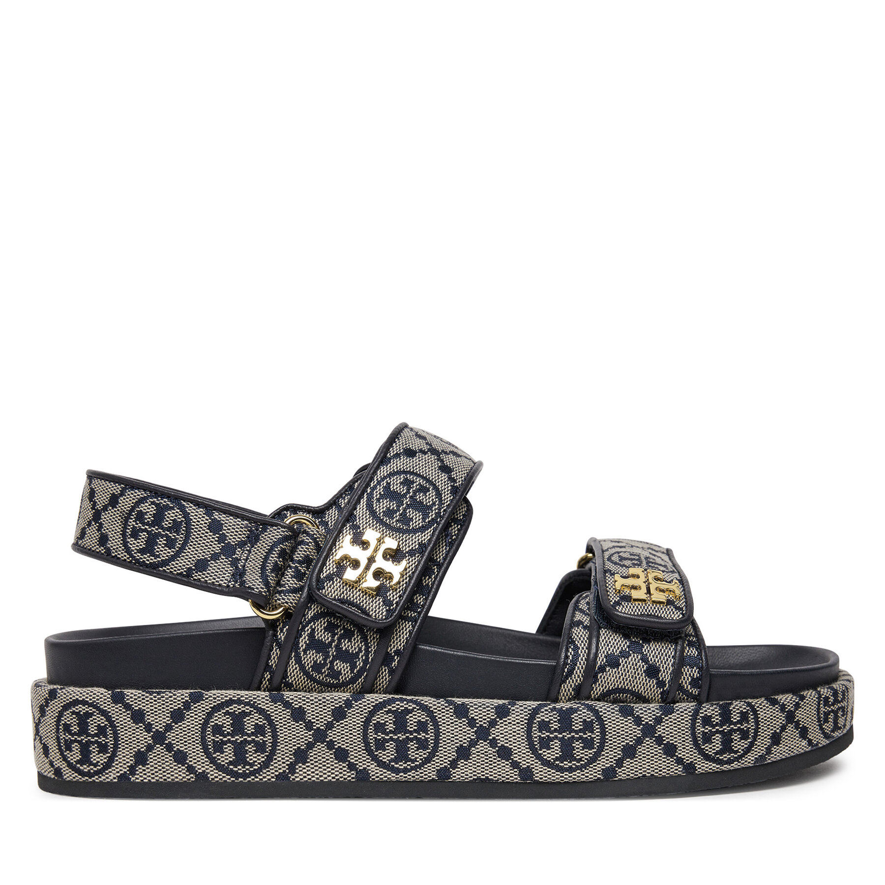 Dámske Sandále Tory Burch, Rozmer: 39, Sivá, T Monogram Kira Sport 155154