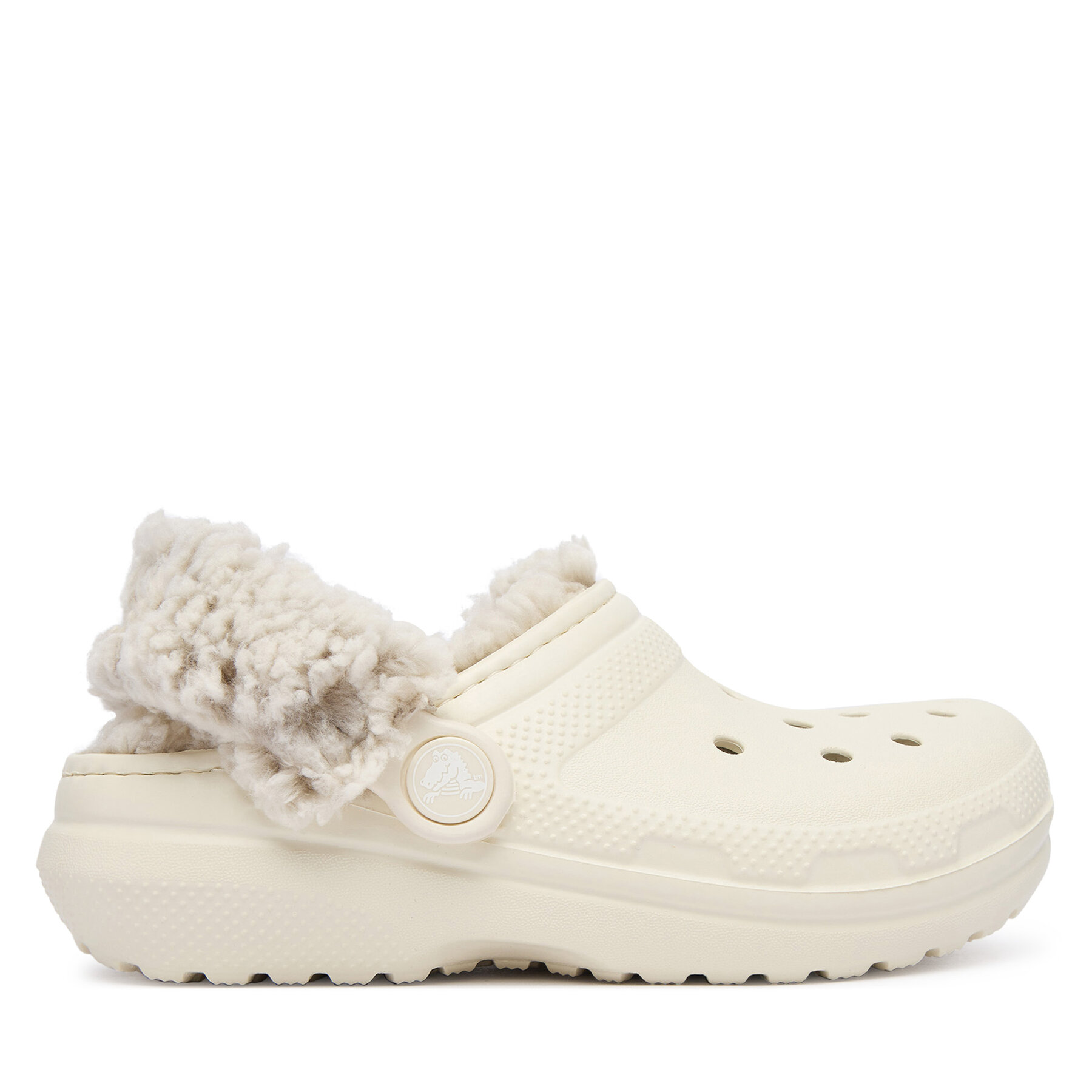 Natikače Crocs Classic Fleece Lined Clog K 212856 Bež