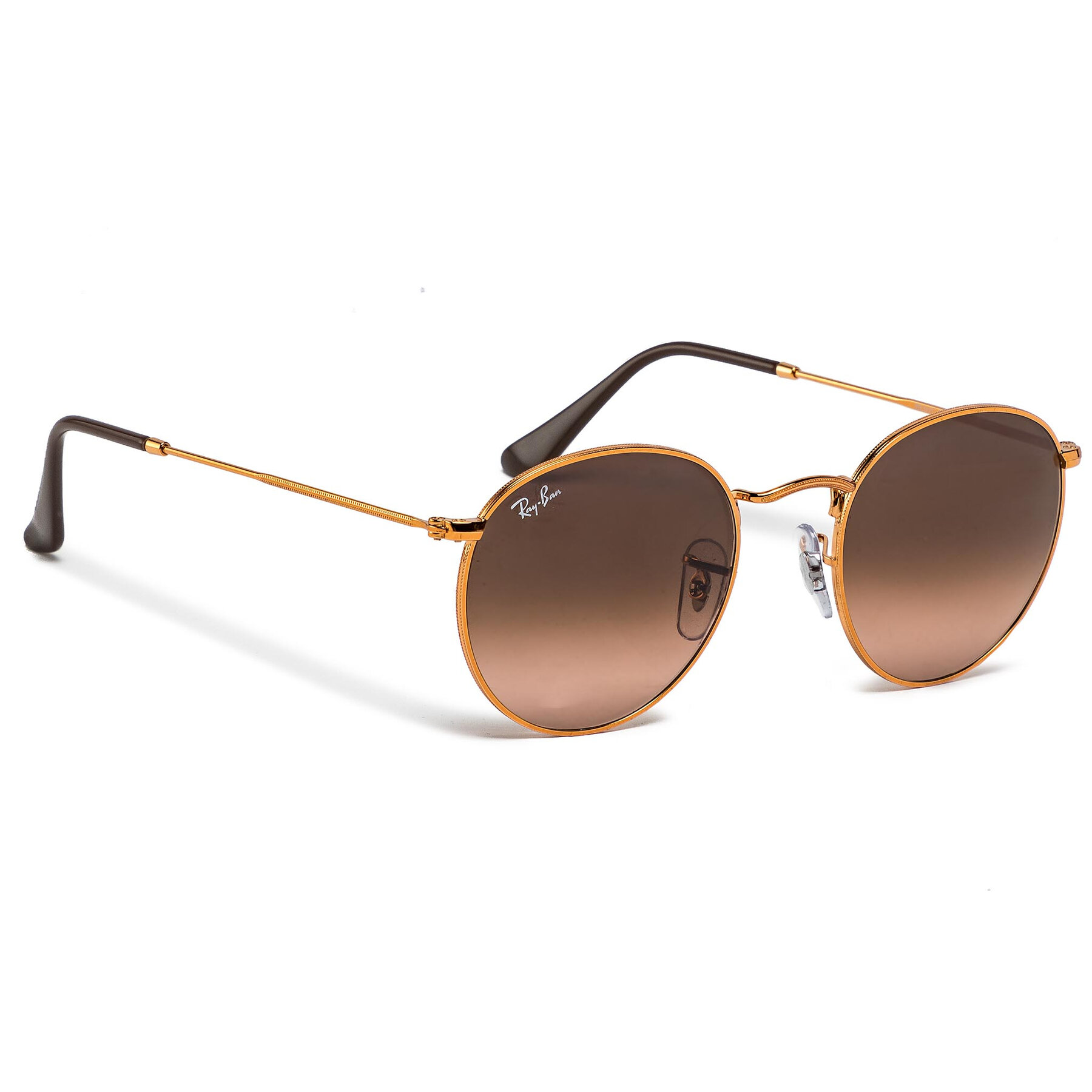 Ochelari de soare Ray-Ban Round Metal 0RB3447 9001A5 Maro