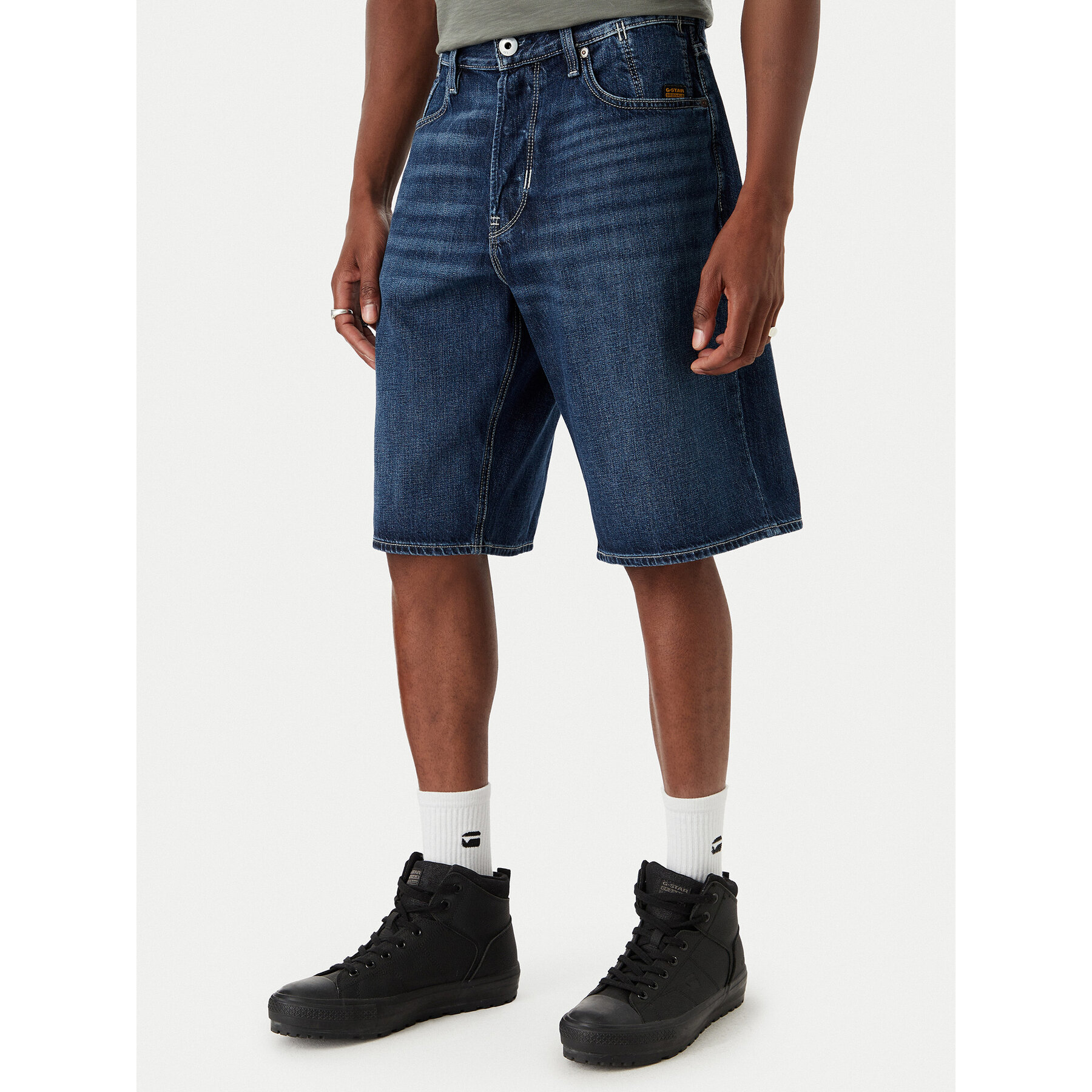 G-Star Raw Jeansshorts Deeggie D28474-D536 Blau Regular Fit