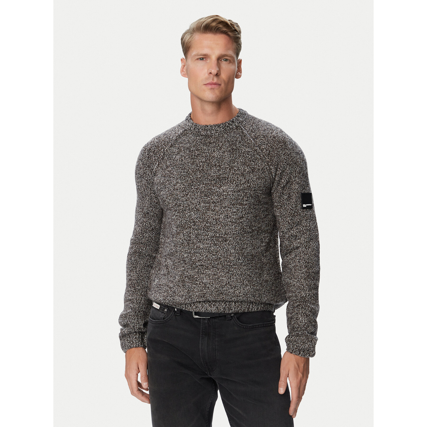 Karl Lagerfeld Jeans Pullover B4M18021 Grau Regular Fit