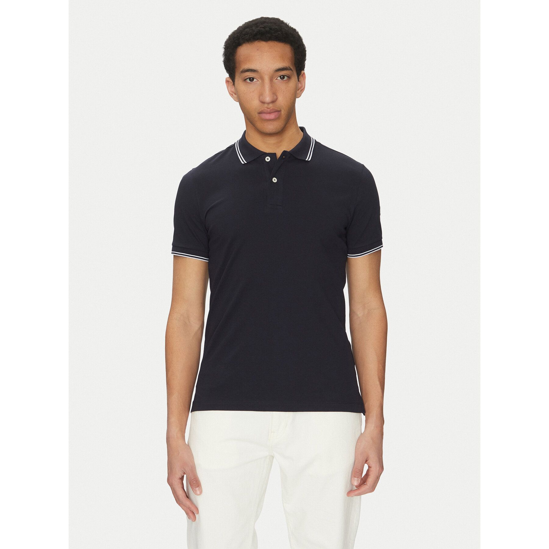 Geox Polo M5510R T3236 F1624 Blu Scuro Regular Fit