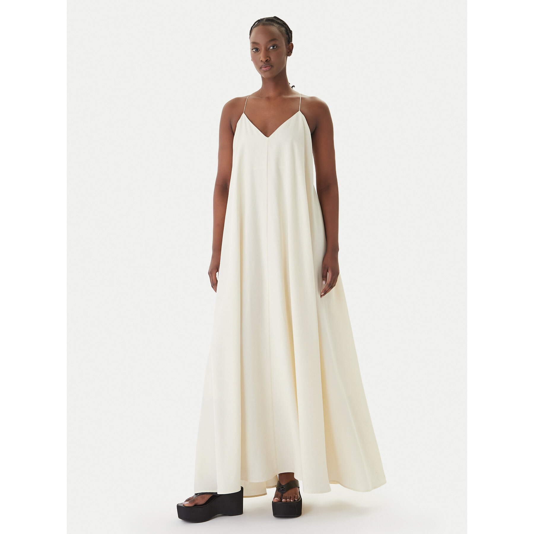Eleh Sommerkleid SS260102 Écru Regular Fit