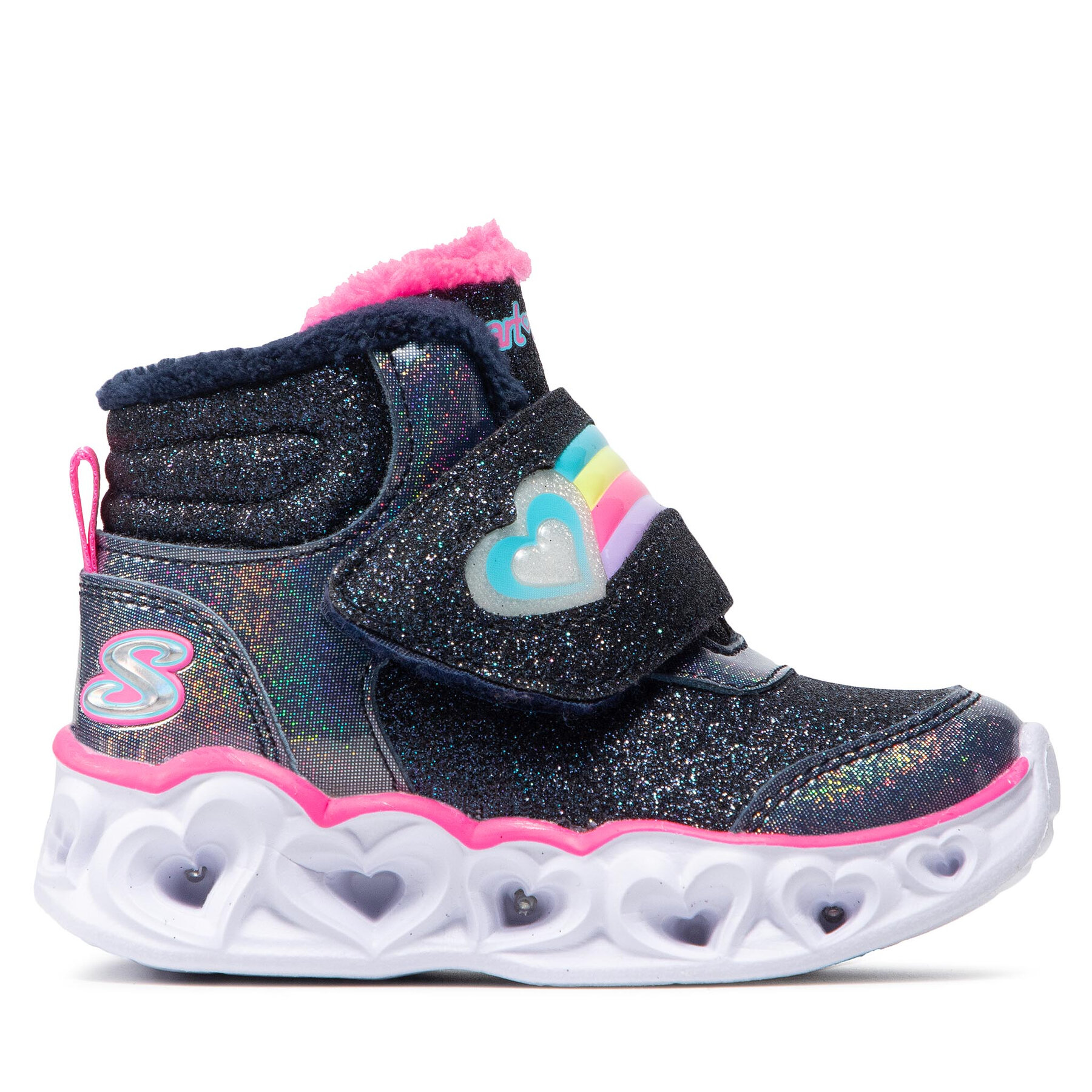 Zimski škornji Skechers Brilliant Rainbow 302669N/NVPK Mornarsko modra
