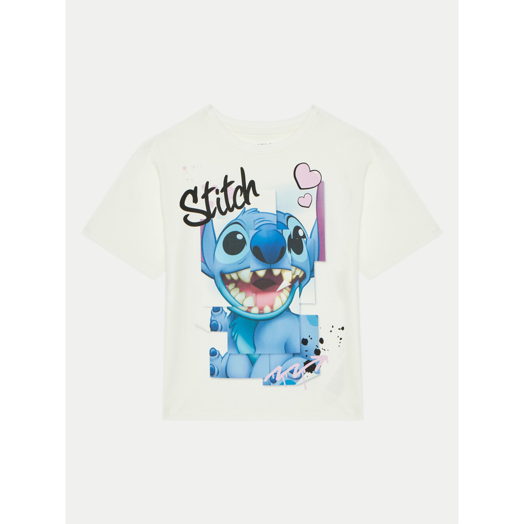 NAME IT NAME IT T-Shirt 13238482 Εκρού Regular Fit