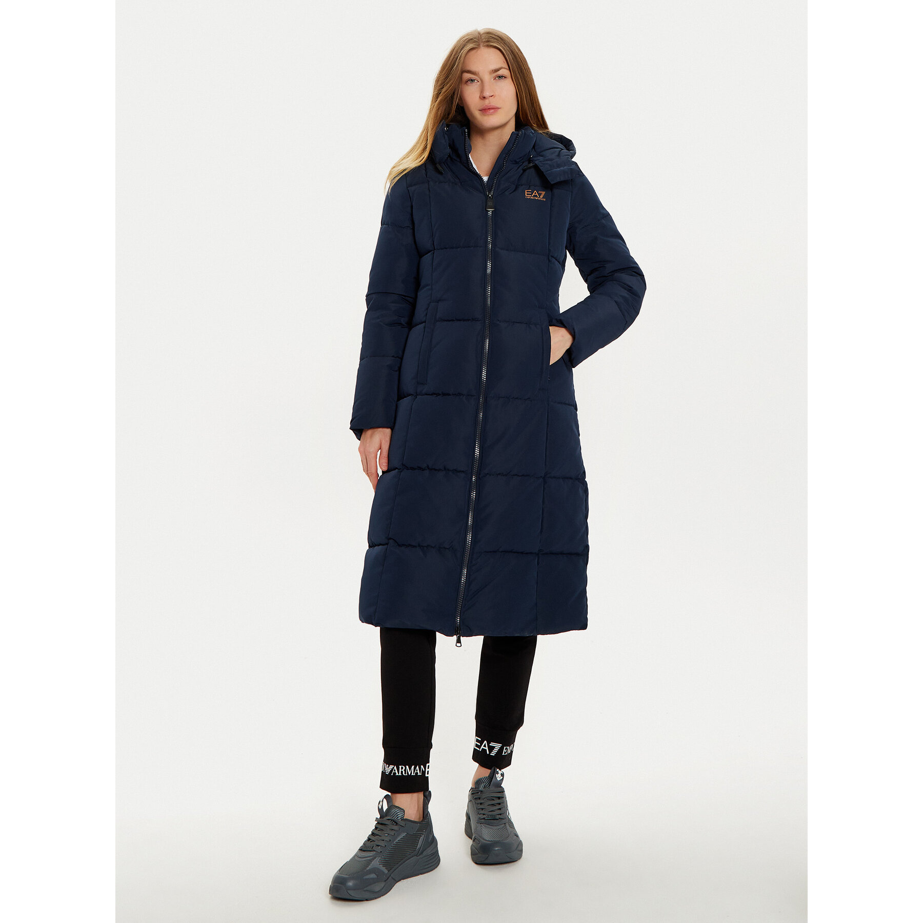 EA7 Emporio Armani Winterjacke 6DTL01 TN8AZ 0562 Dunkelblau Regular Fit