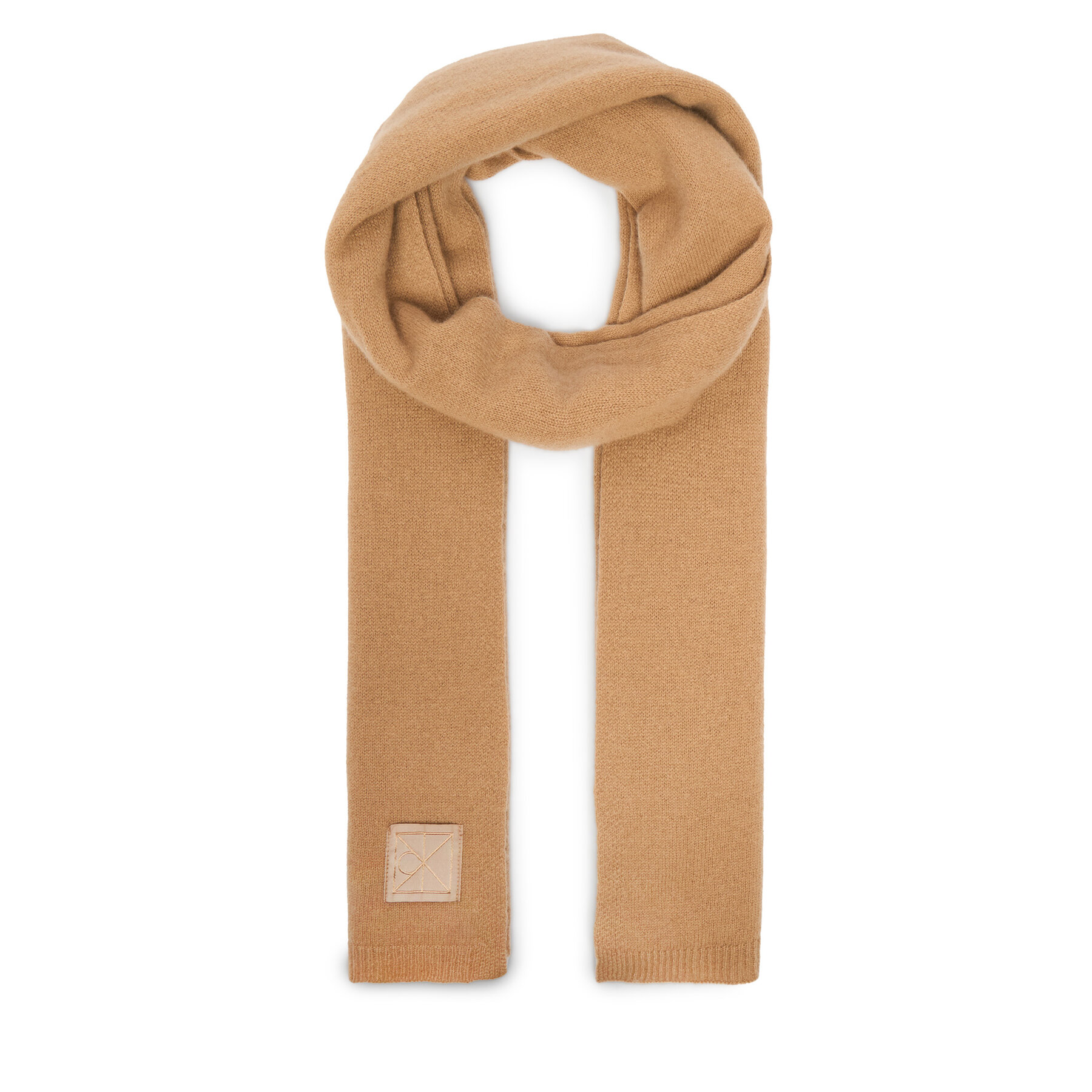 Šal Calvin Klein Emblem LV04D8014G Bež