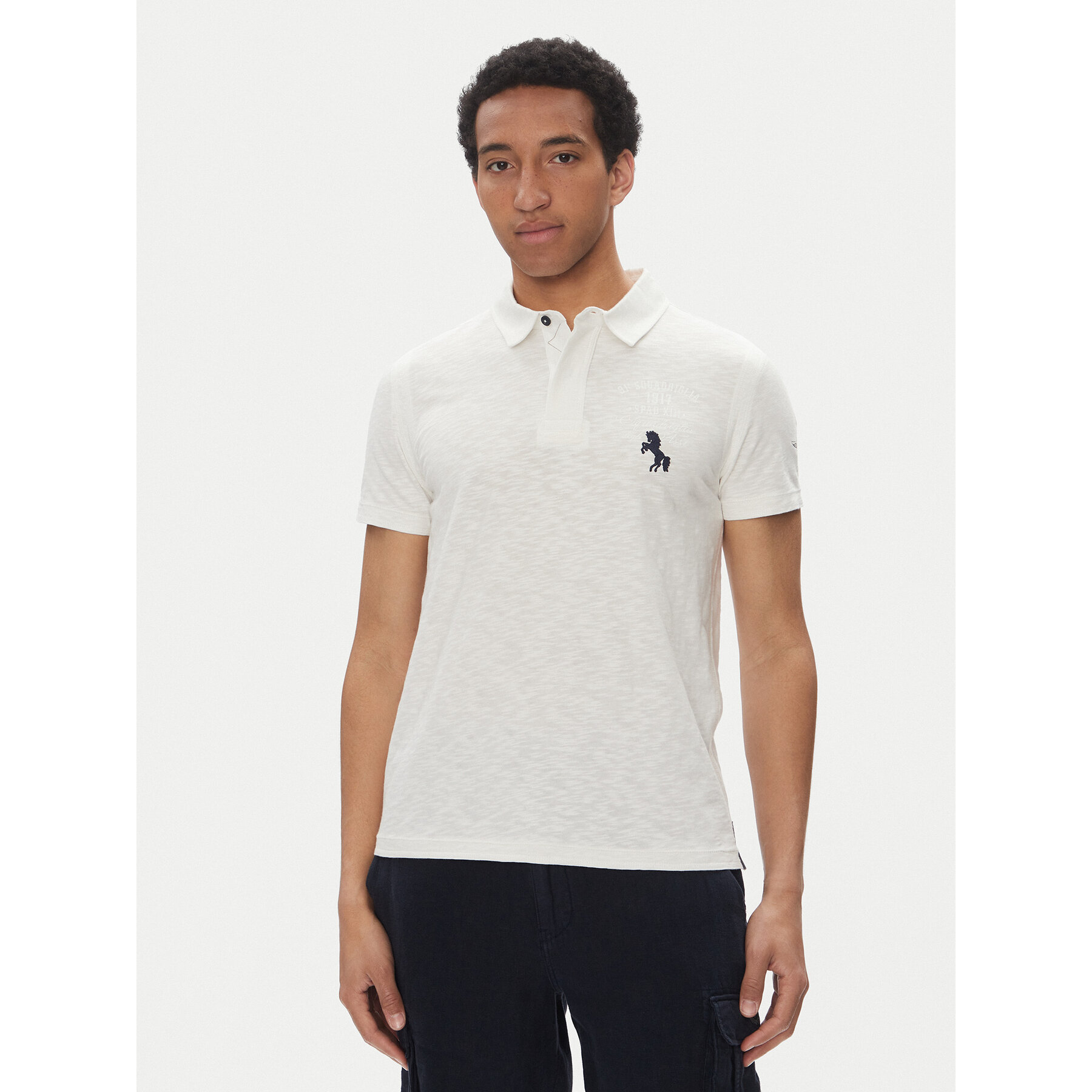 Aeronautica Militare Polo 251PO1857J680 Bianco Regular Fit