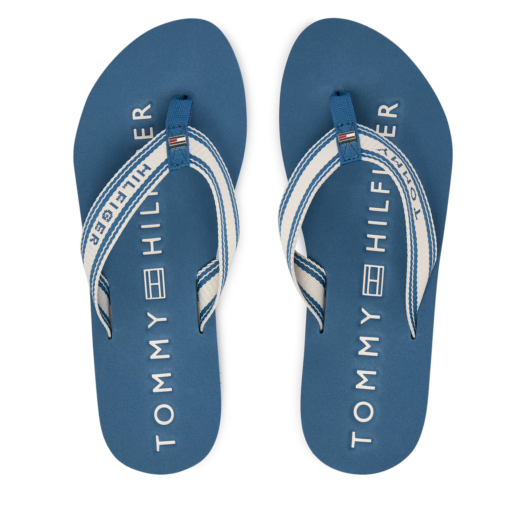 Žabky Tommy Hilfiger Th Webbing Summer Sandal FW0FW09193 Modrá