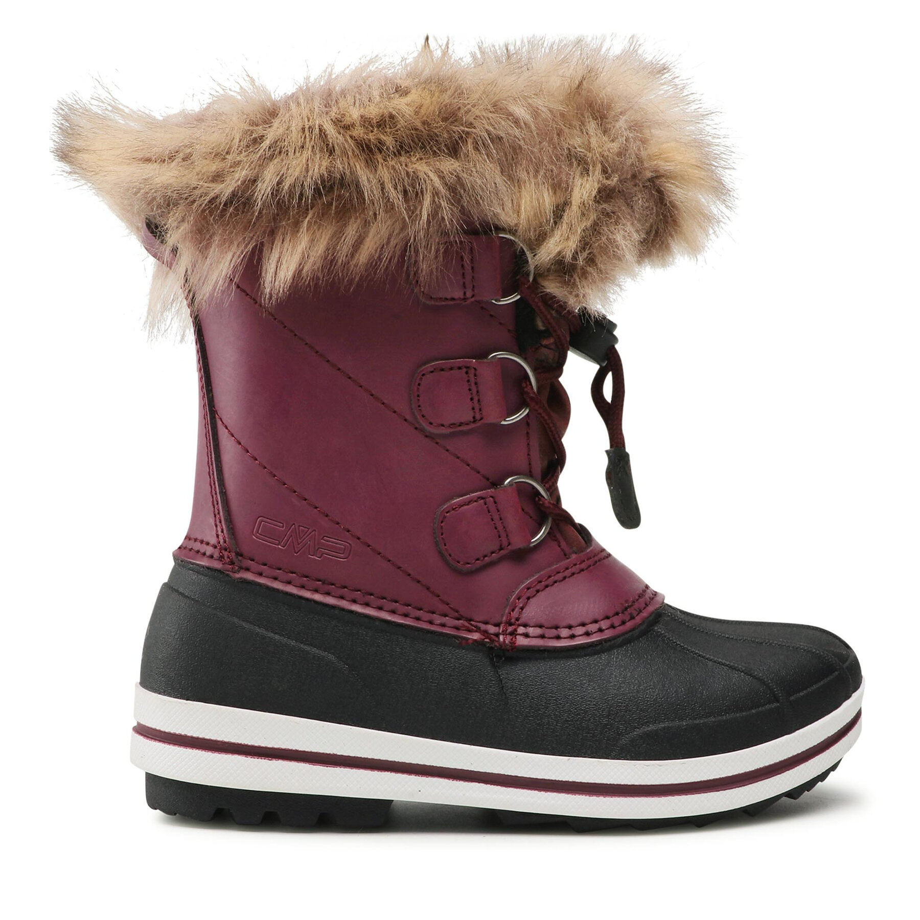 Sniega zābaki CMP Kids Anthilian Snow Boot Wp 30Q4594 Bordo