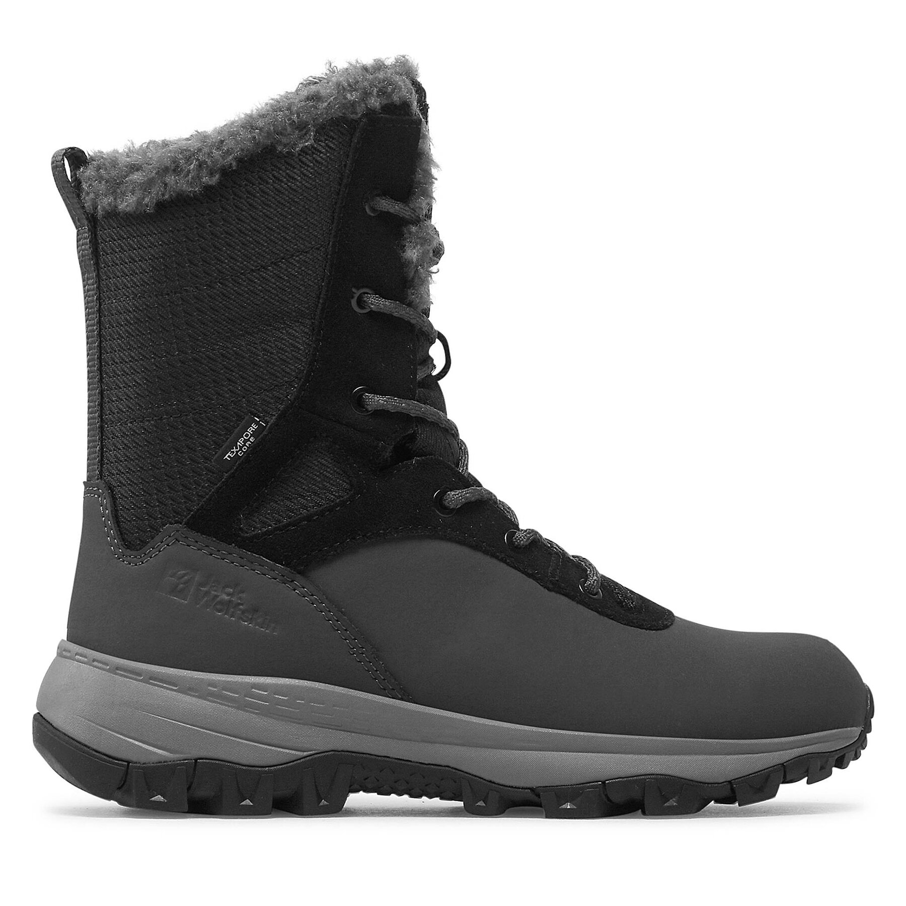 Damskie Śniegowce Jack Wolfskin, Rozmiar 37 Czarny Everquest Texapore Snow High W 4053601