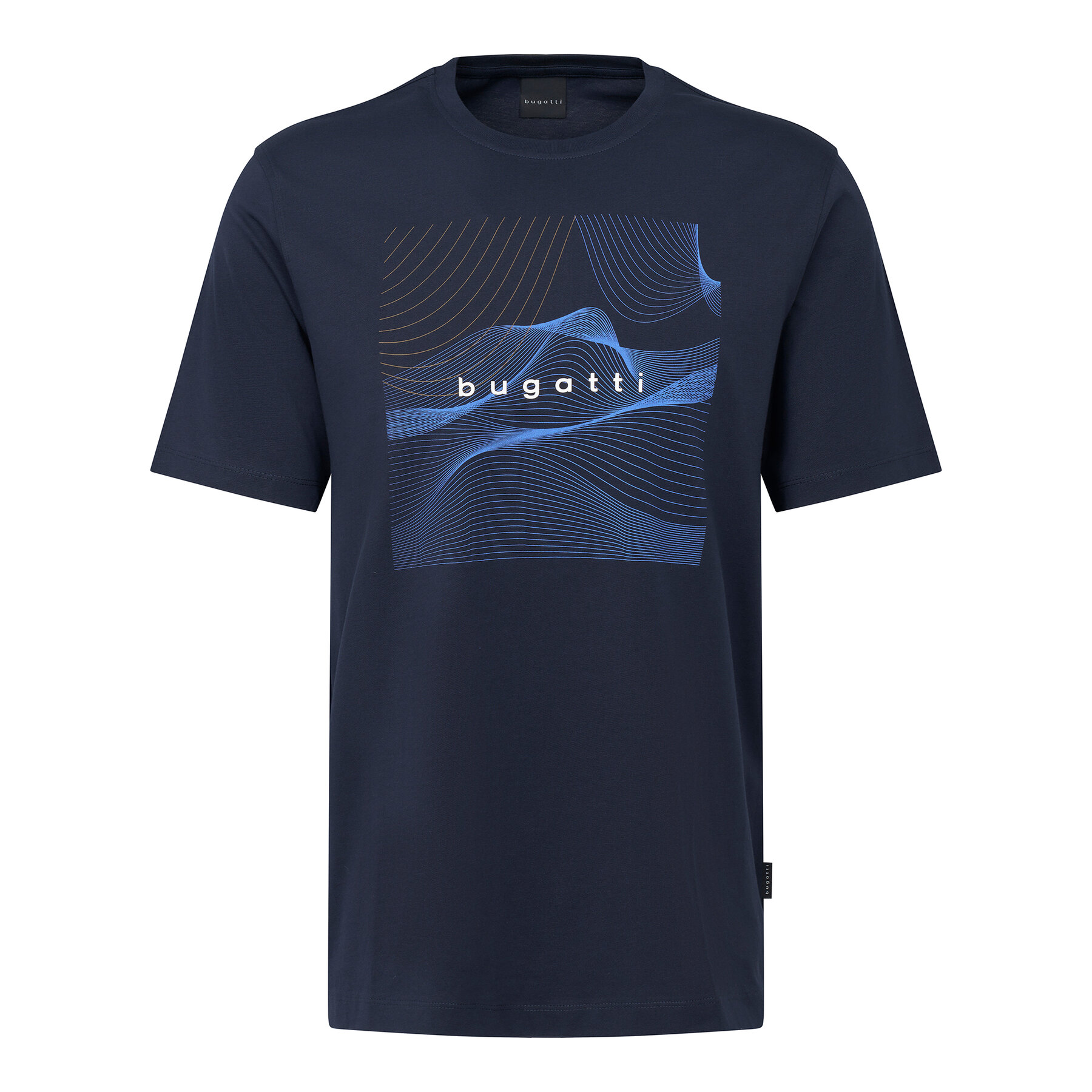 Bugatti T-shirt 8350-75044C Blu scuro Regular Fit