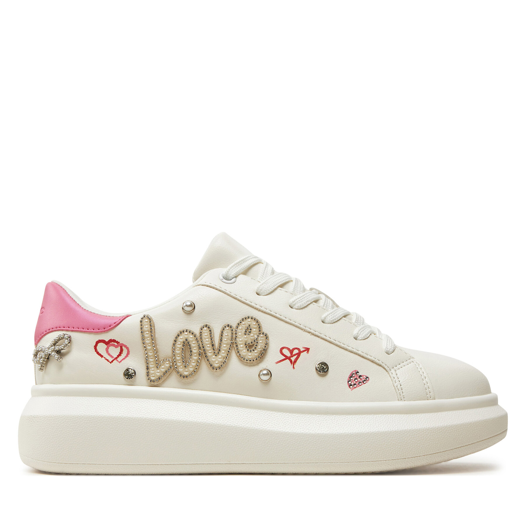 Sneakersy Aldo Loverly 13934178 Biela