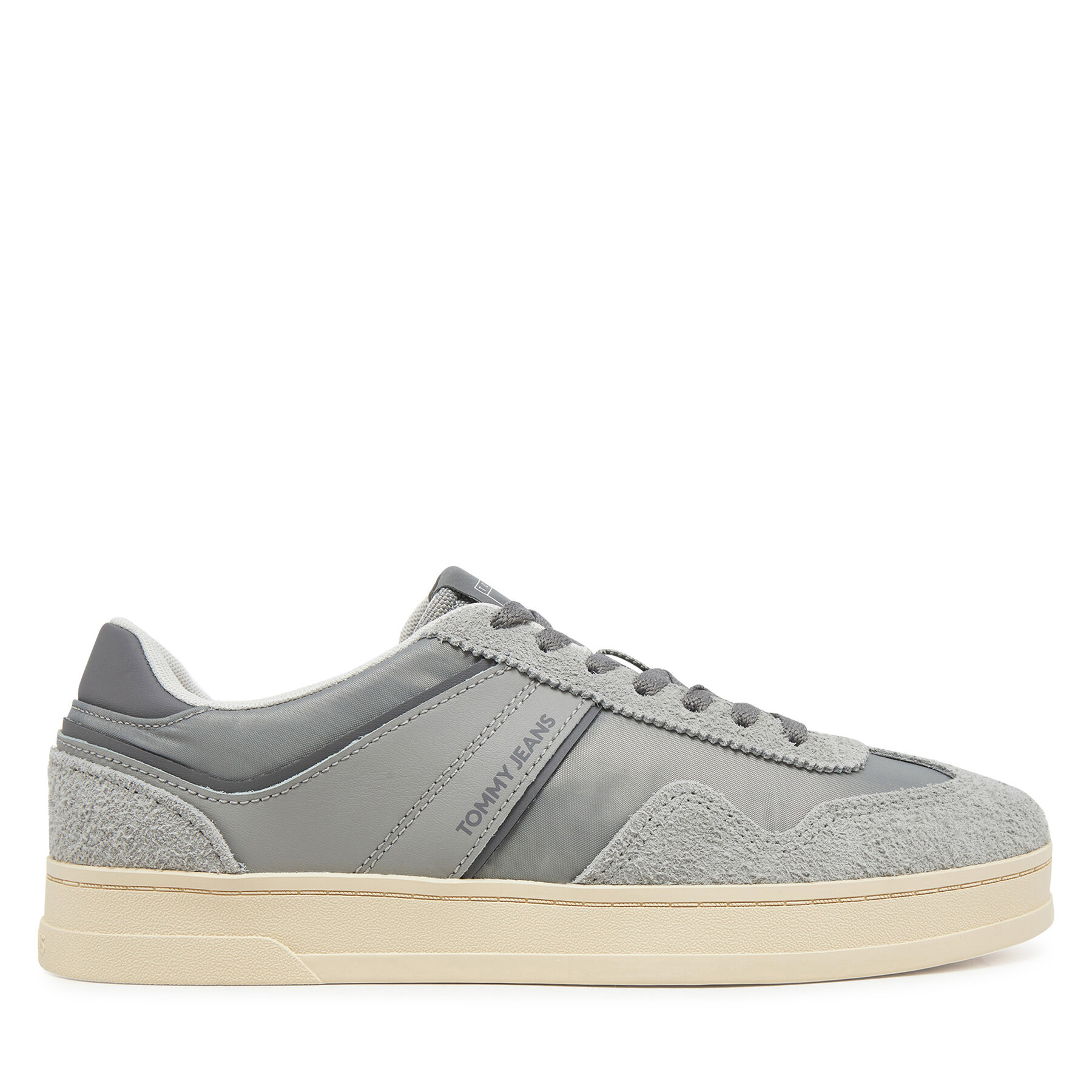 Sneakersy Tommy Jeans The Greenwich Mix Media EM0EM01606 Sivá