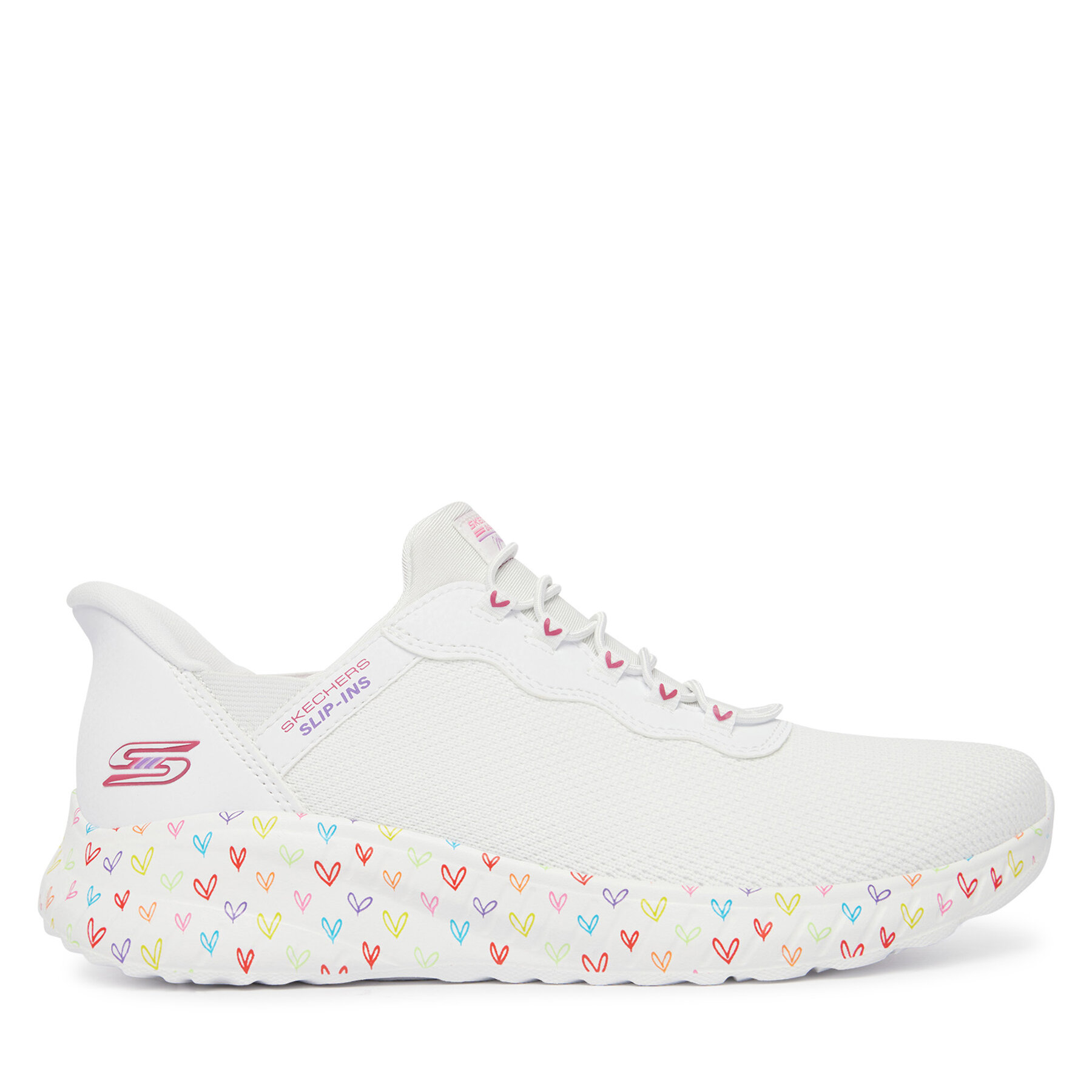 Sneakersy Skechers BOBS Sport Squad Chaos 117249/WHT Biela