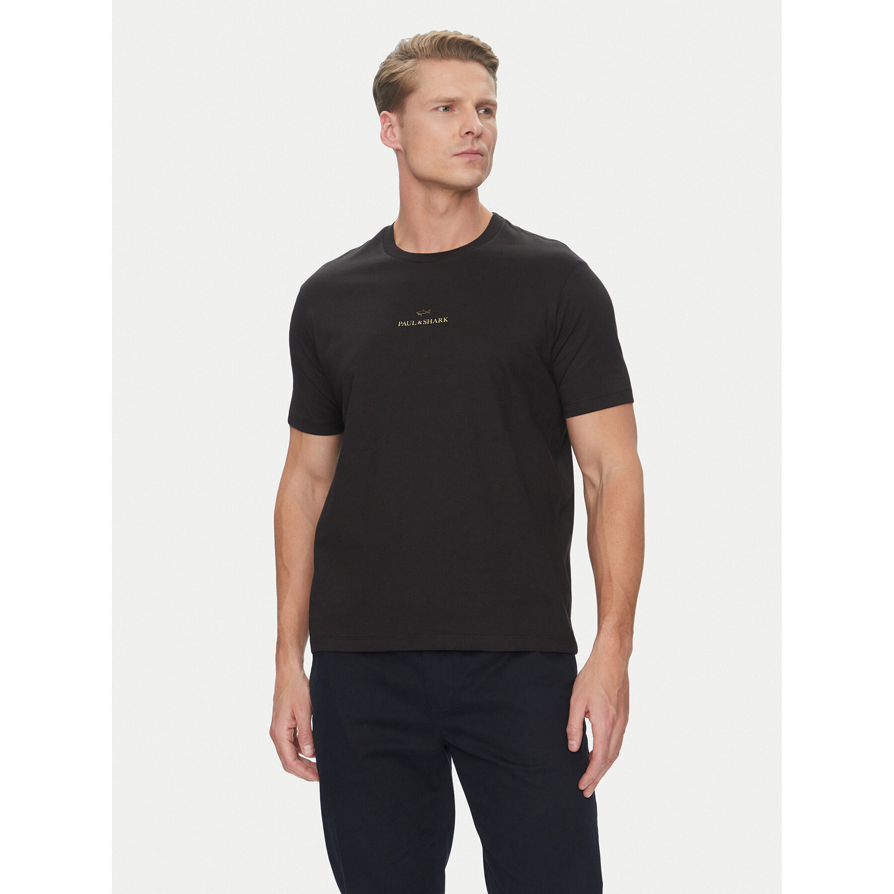 Paul&Shark T-Shirt C0P1240 Μαύρο Regular Fit