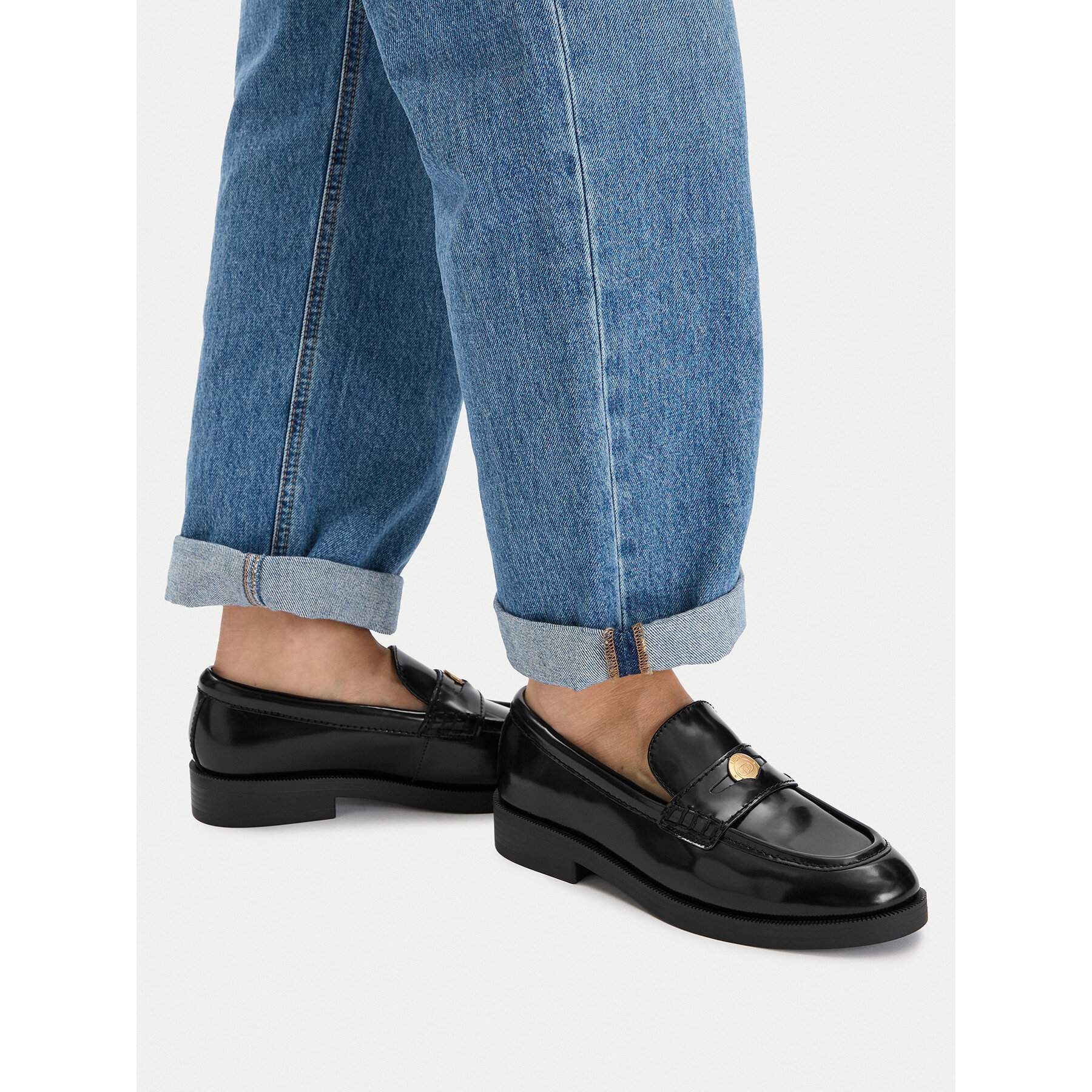 Loafers Liu Jo Preppy 01 SF5129 PX362 Negru