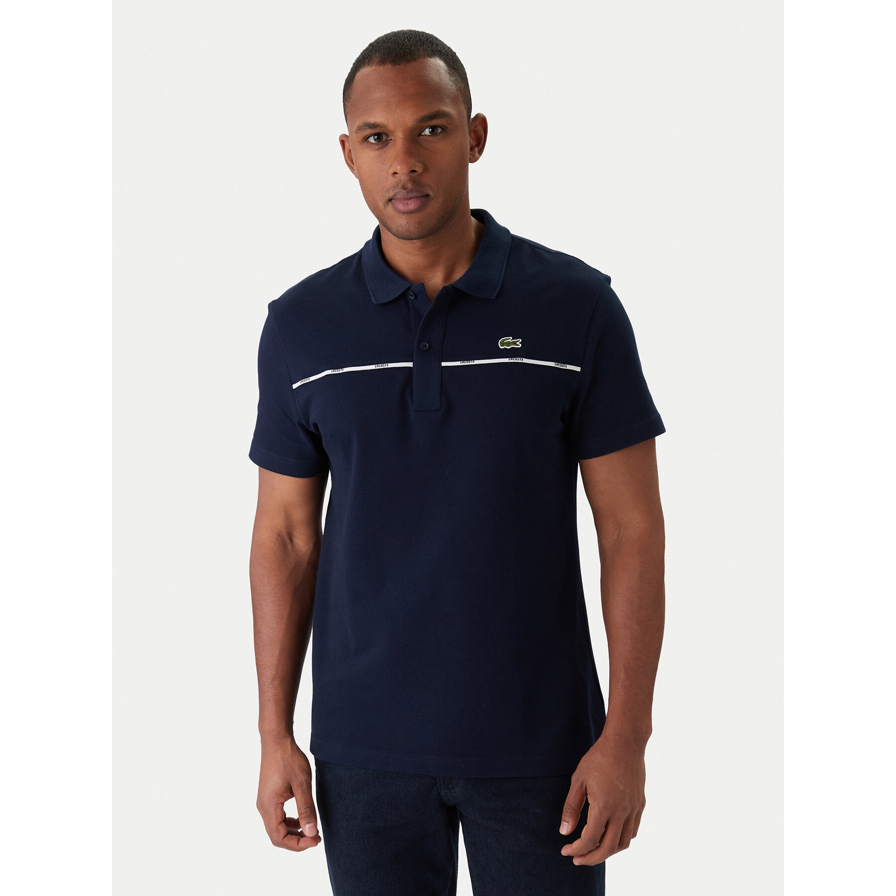 Lacoste Polo majica PH9863 Mornarsko modra Regular Fit
