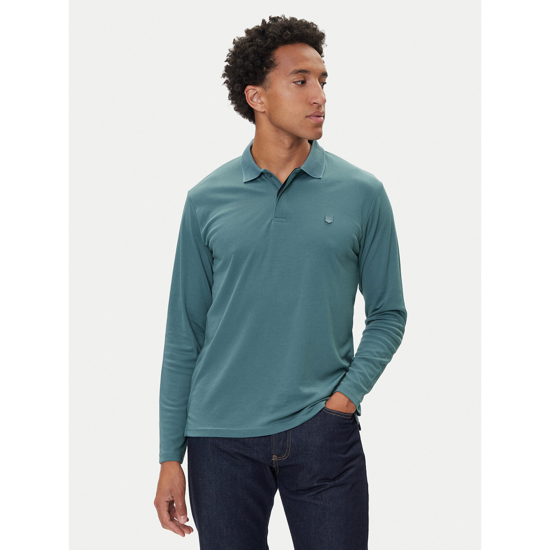 Jack & Jones Pólóing Crodney 12259645 Kék Regular Fit