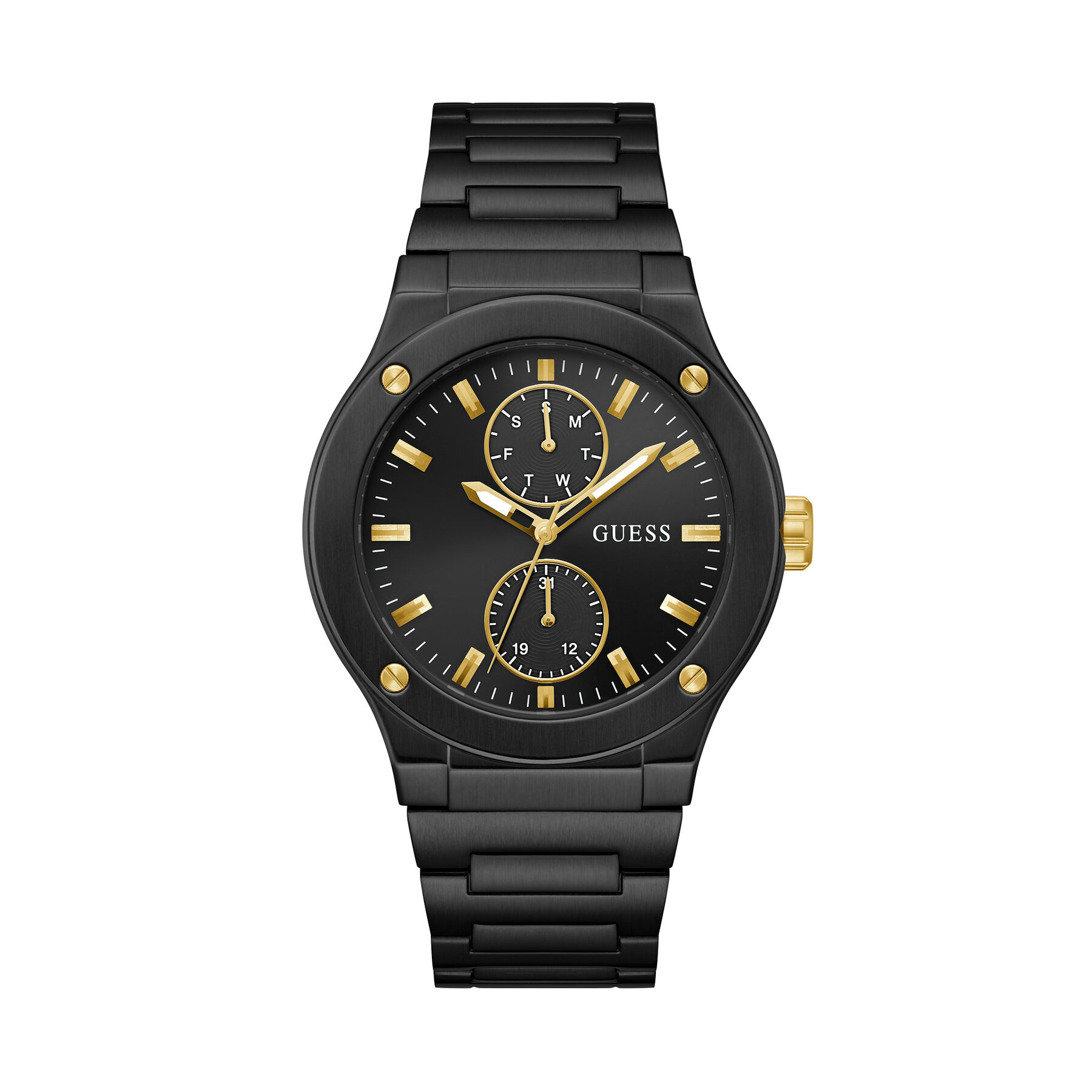 Ročna ura Guess GW0795G3 Črna