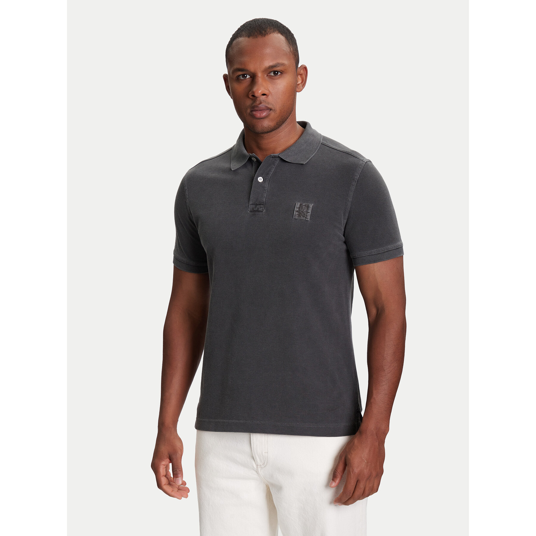 United Colors Of Benetton Polo 3089U302D Γκρι Regular Fit