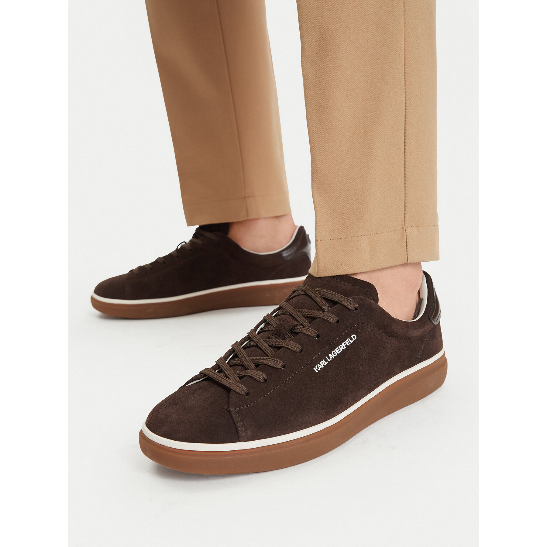 Tenisice KARL LAGERFELD KL53527 Smeđa