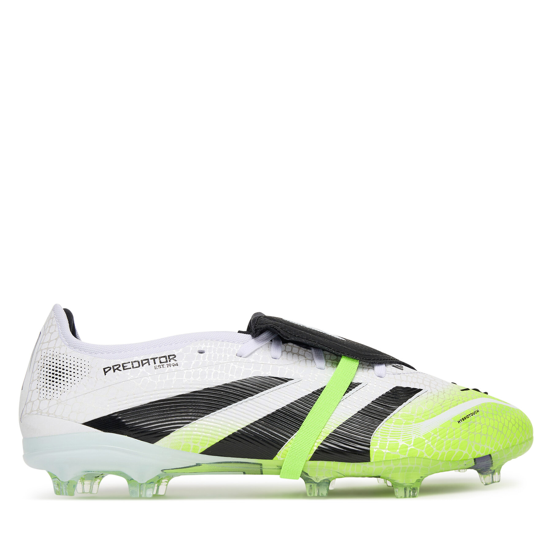 Férfi Futball cipők adidas, Méret: 44 2/3, Fehér, Predator Pro Fold-Over Tongue Firm Ground JS4071