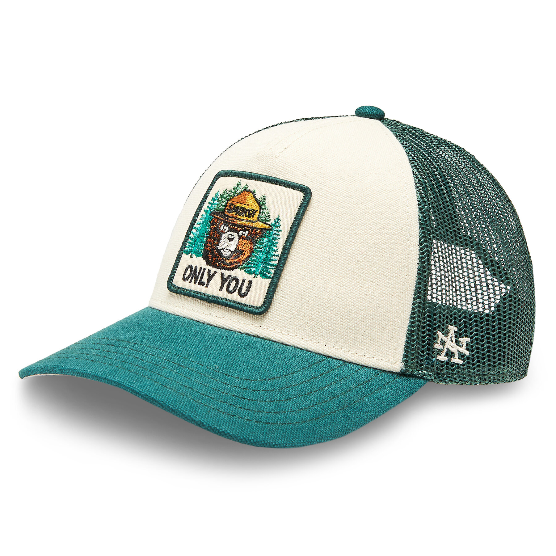 Kapa s šiltom American Needle Valin - Smokey the Bear SMU679A-SBEAR Evergreen Ivory