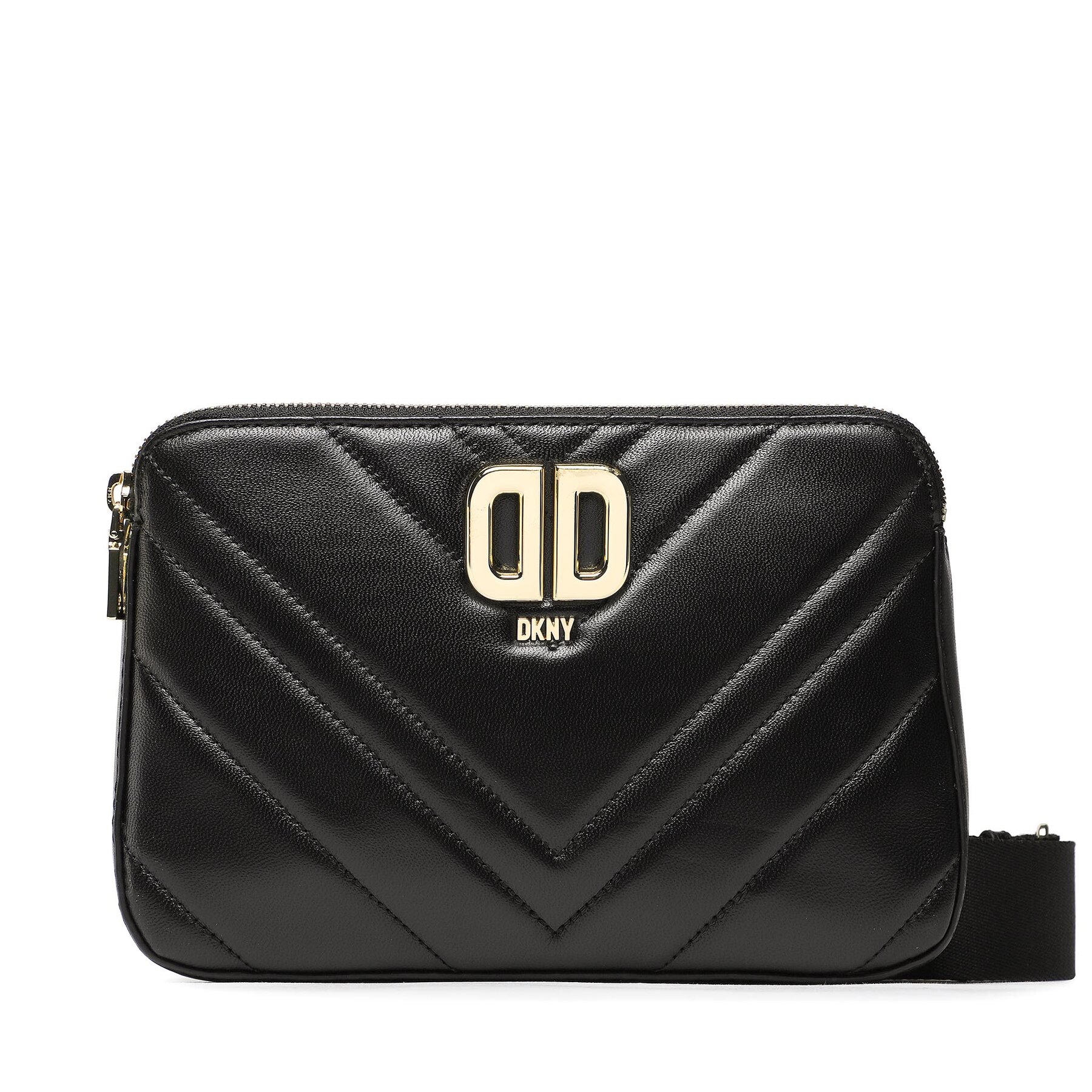Kabelka DKNY Delphine Dbl Zip Cbo R23EBG29 Čierna