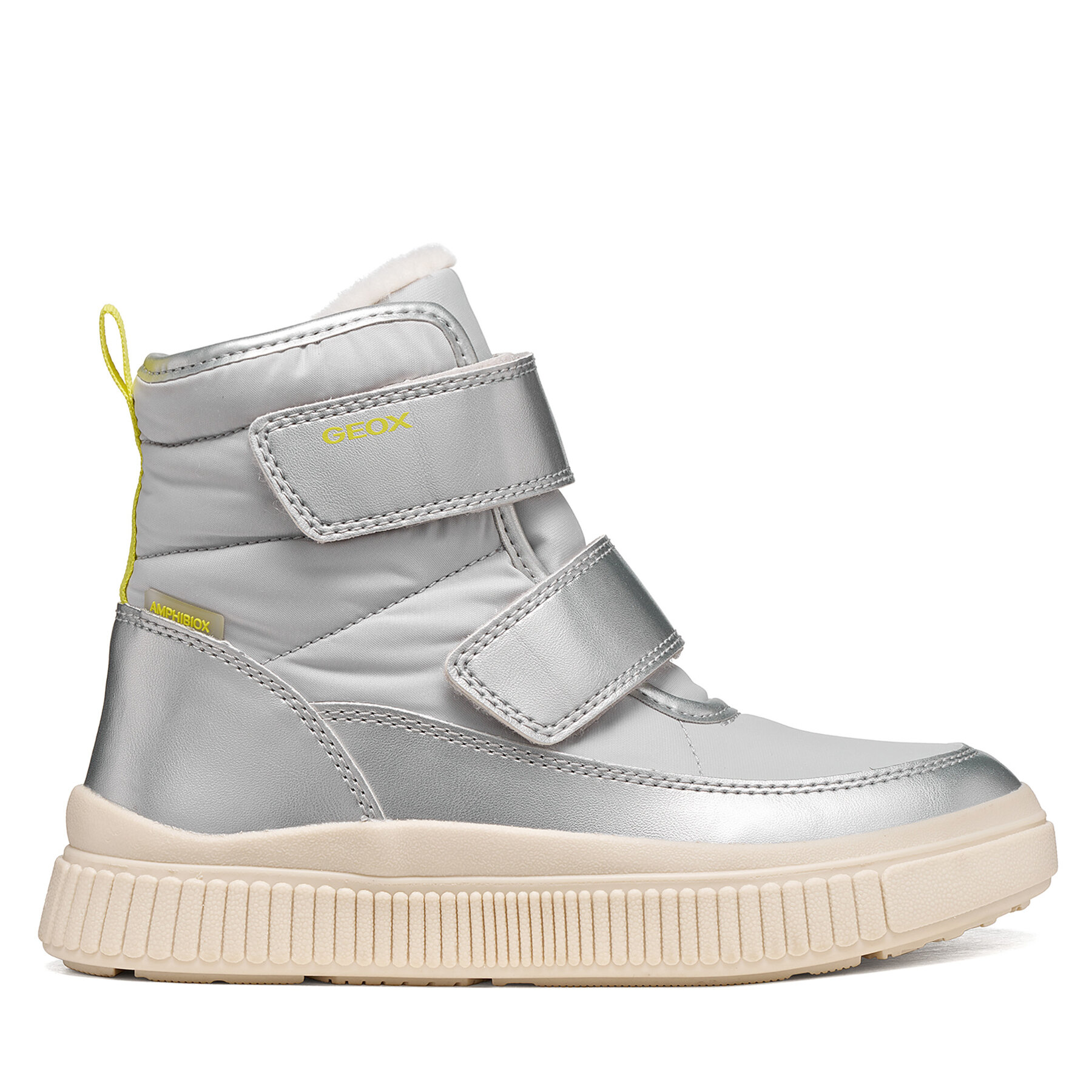 Зимни обувки Geox J Laquinny Girl B Abx J661JB 0NFFU C0598 M Сребрист