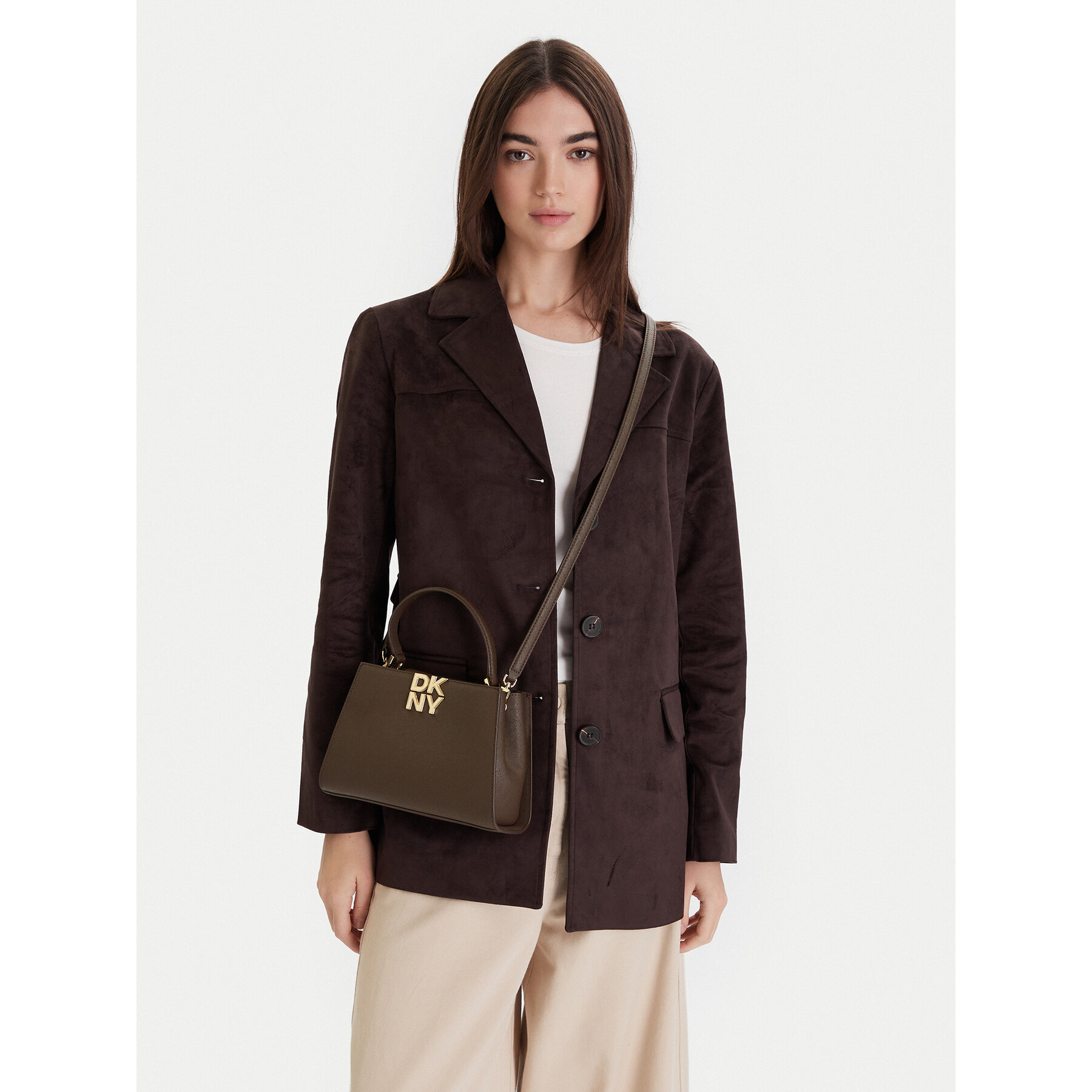 Borsetta DKNY Foster R52D1L93 Marrone