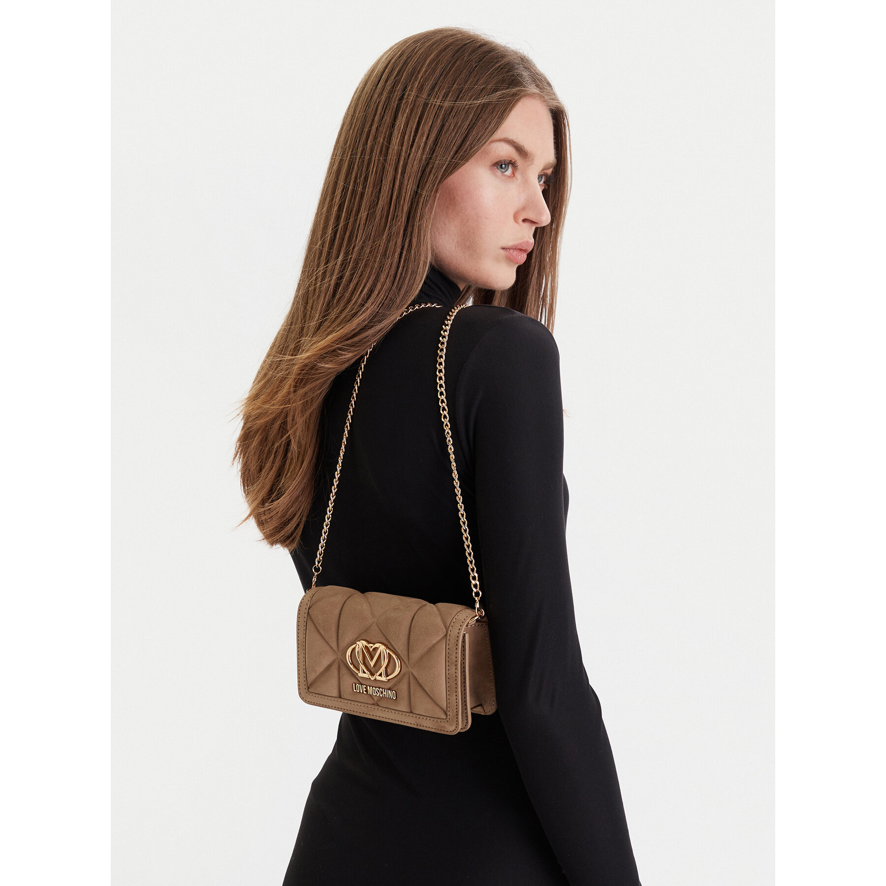 Дамска чанта LOVE MOSCHINO JC5640PP0NKE0105 Бежов