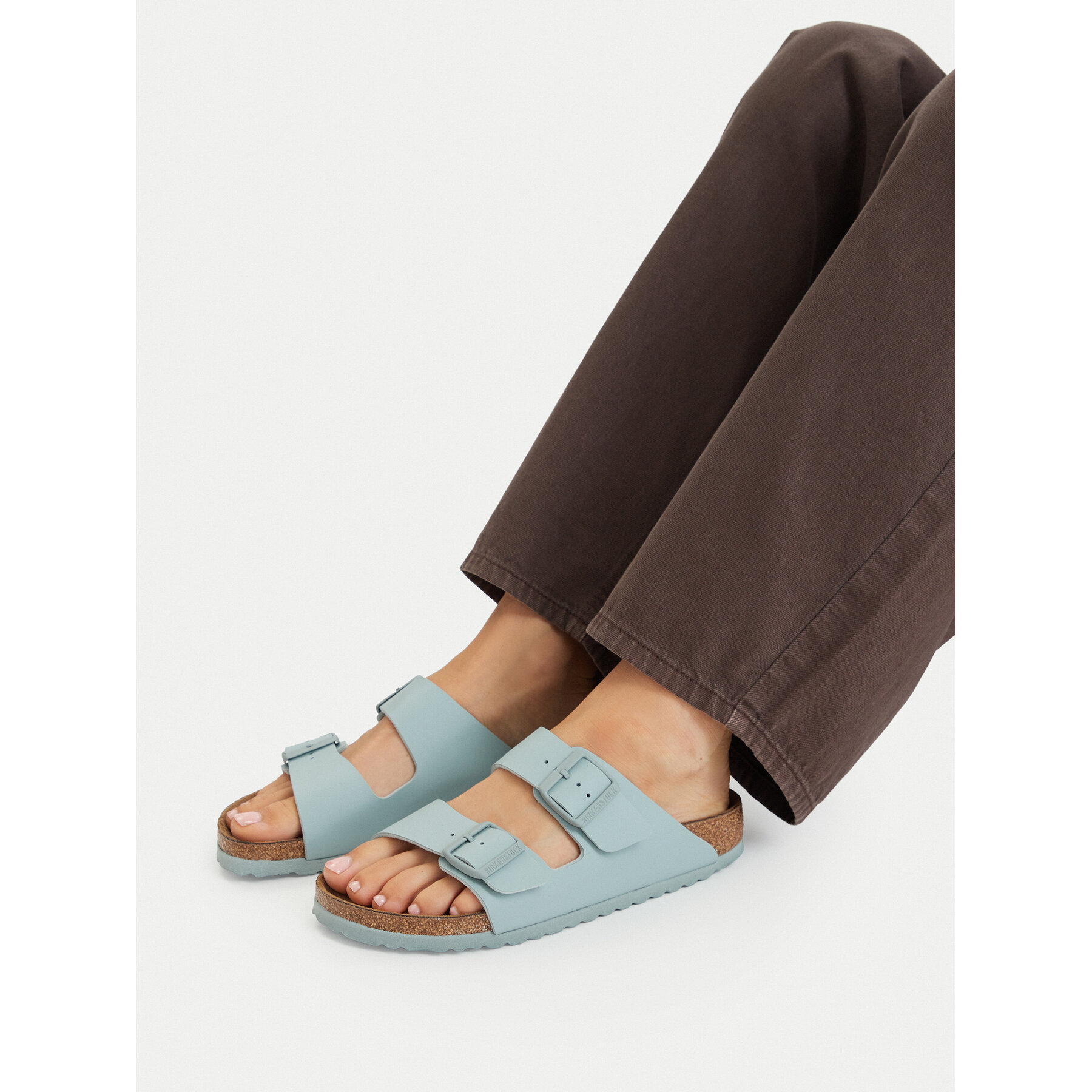 Şlapi Birkenstock Arizona Bf 1033123 Verde deschis