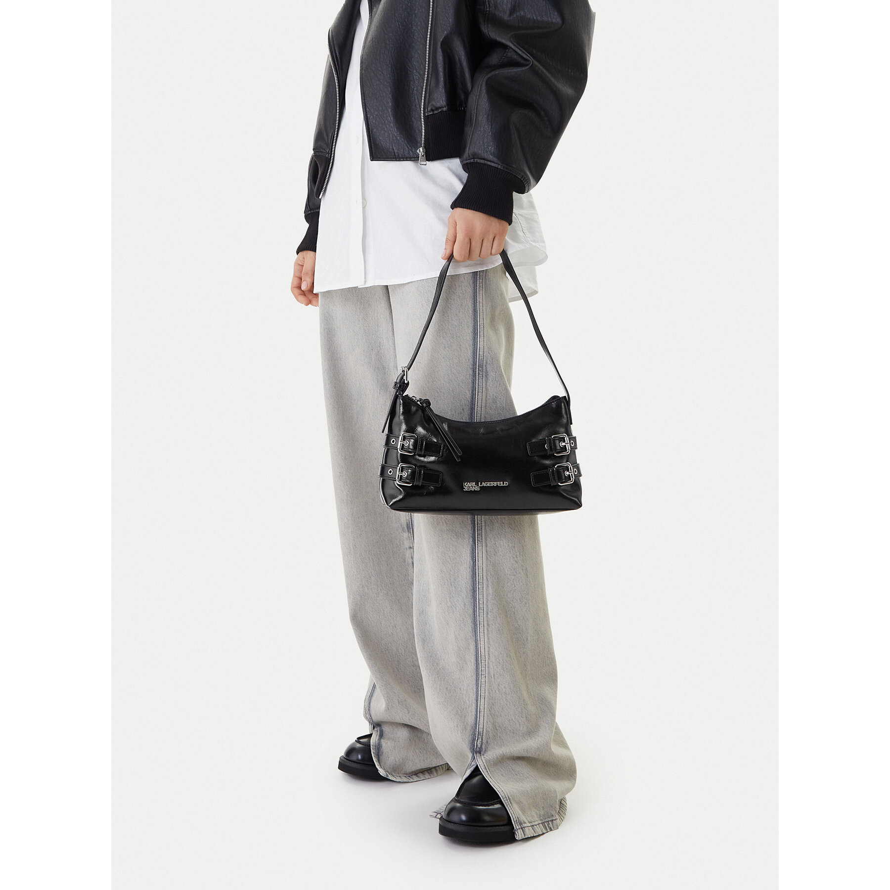 Geantă Karl Lagerfeld Jeans B1W30156 Negru