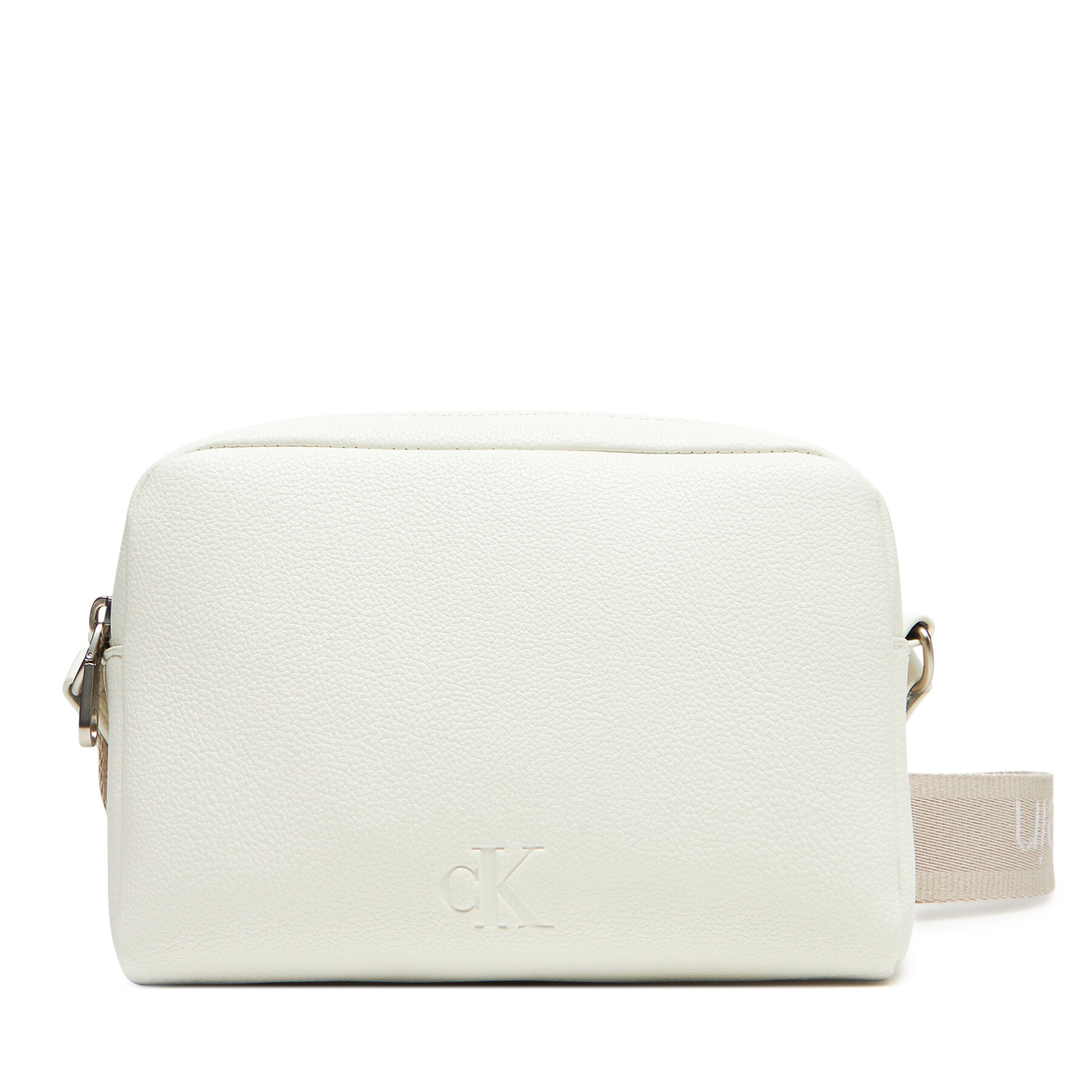 Τσάντα Calvin Klein Jeans Ultralight Ew Dble Zip Camera Ba LV04K3124G Λευκό