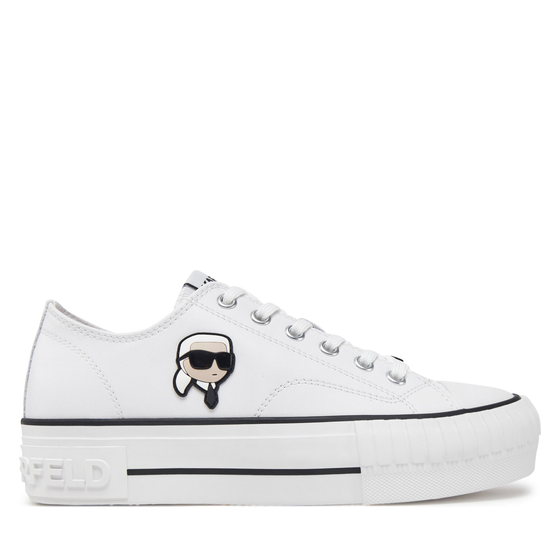 KARL LAGERFELD Dámske Plátenky, Rozmer: 36, Biela, Kampus Max KL60425T