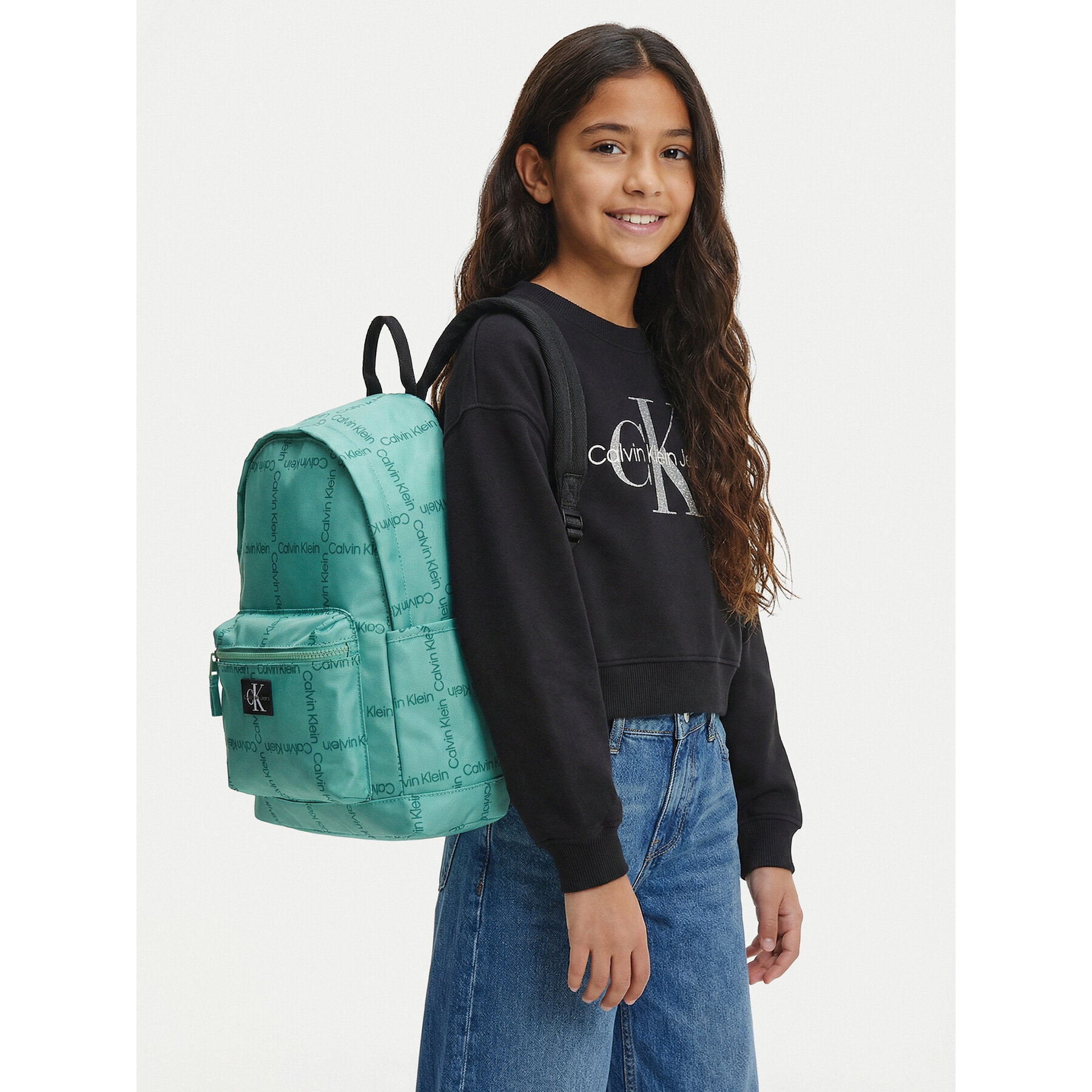 Ruksak Calvin Klein Jeans City Grid Aop IU0IU00711 Zelena
