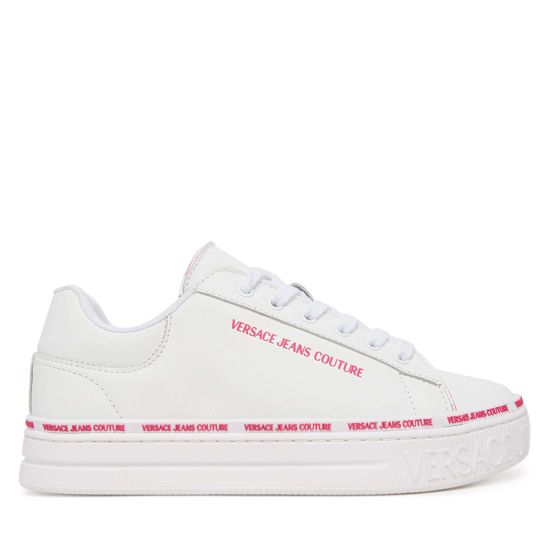 Sneakersy Versace Jeans Couture 79VA3SK5 Biela