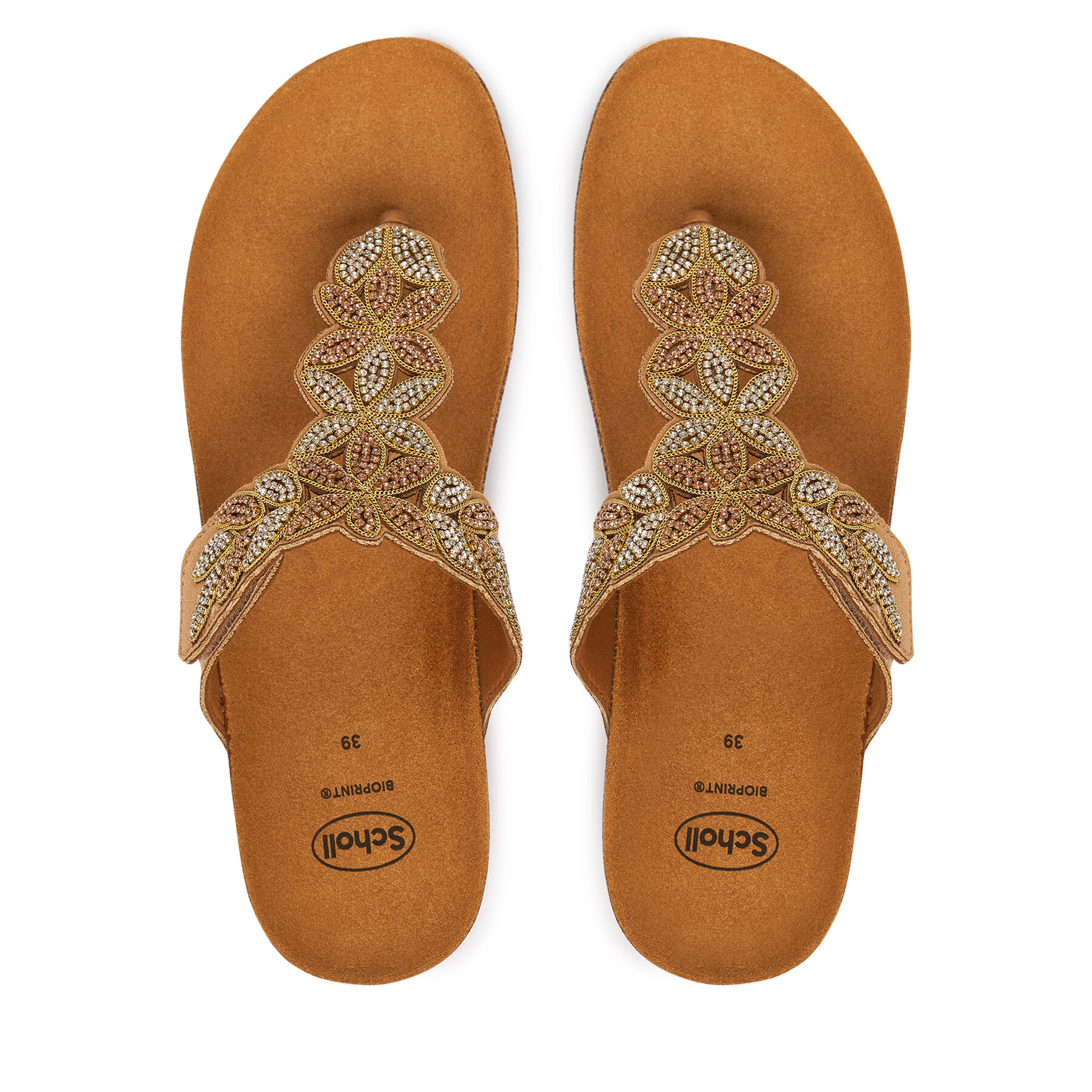 Žabky Scholl Otranto Flip-Flop MF00695 Hnedá