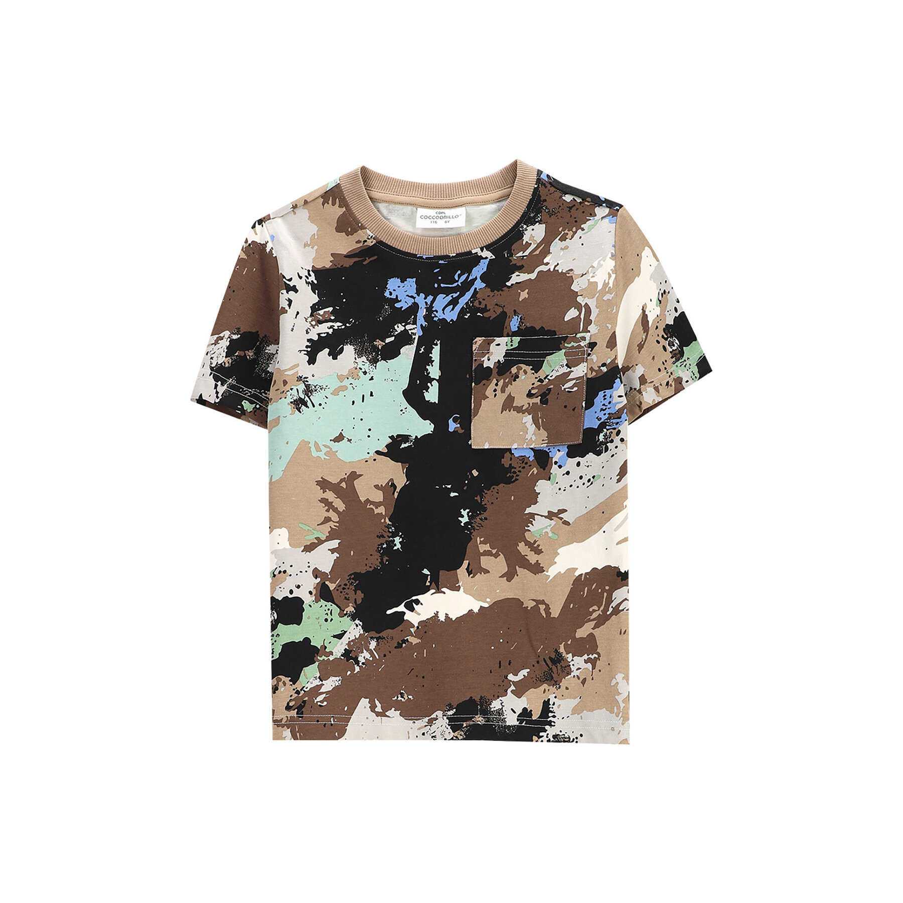 Coccodrillo T-Shirt WC5143201WBK Έγχρωμο Regular Fit