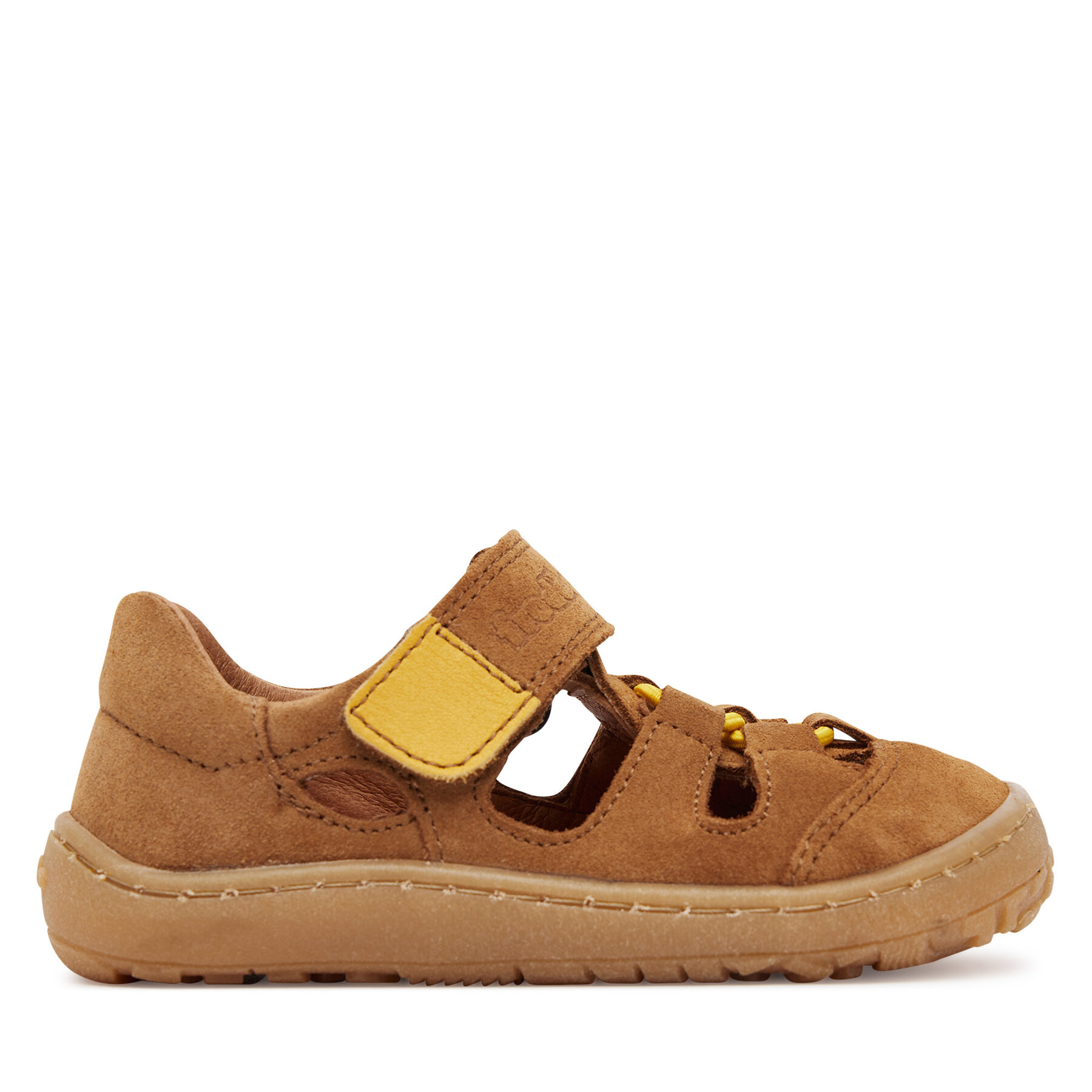 Dziecięce Froddo Sandały, Rozmiar 23 Brązowy Barefoot Elastic Sandal G3150262-3 M