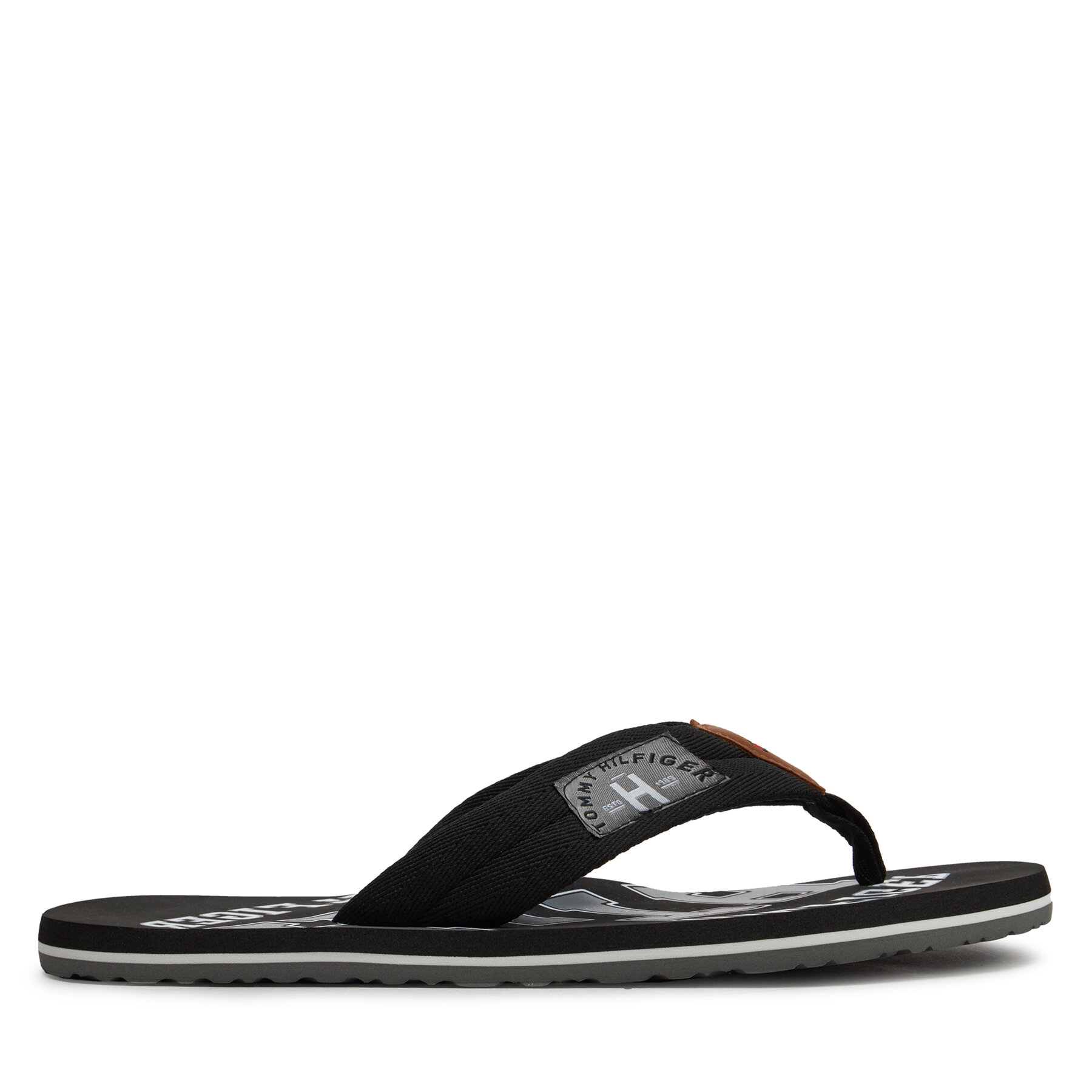 Flip flop Tommy Hilfiger Essential Th Beach Sandal FM0FM01369 Negru