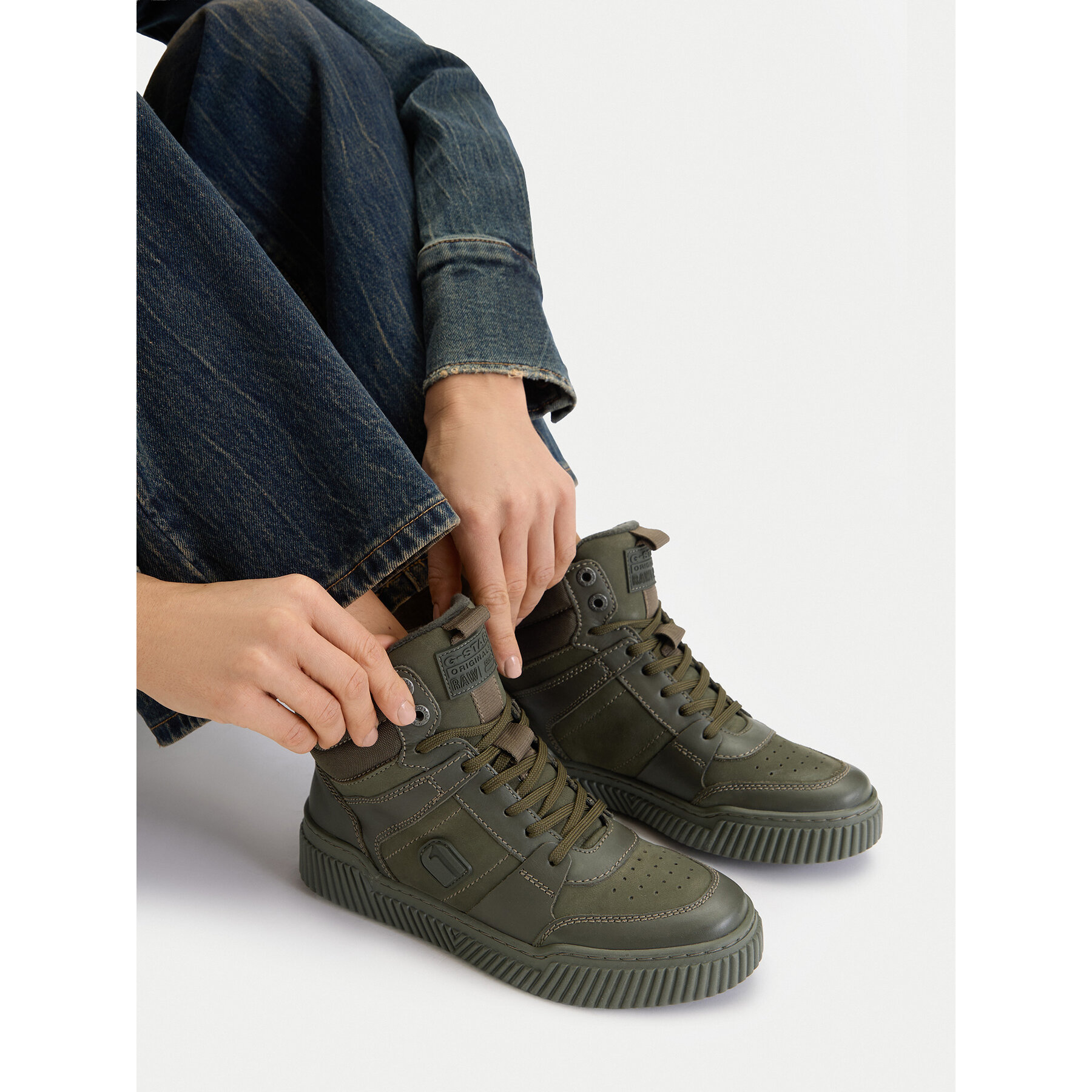 Сникърси G-Star Raw CEO-WI16-SABY-01 Каки