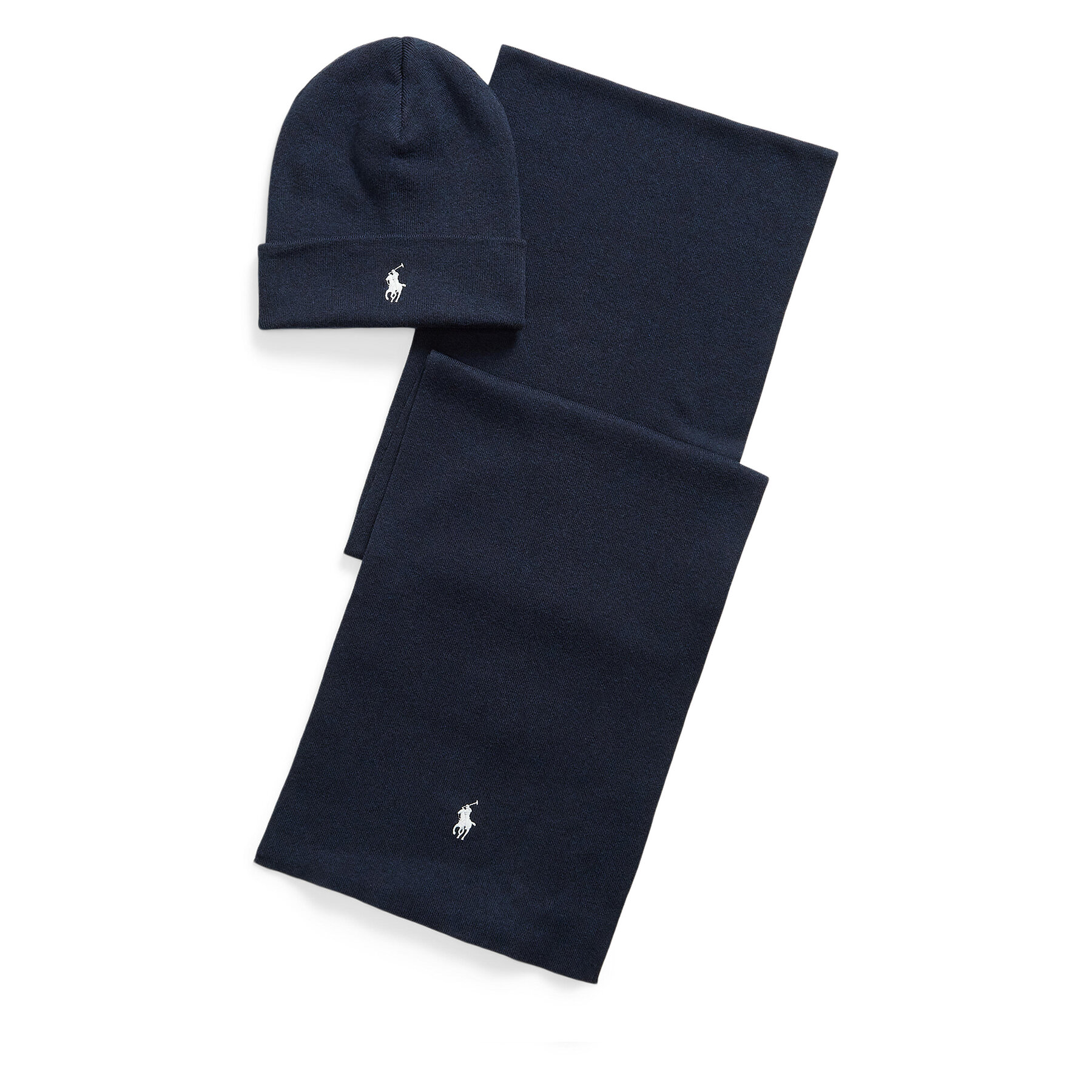 Kepurės ir šaliko komplektas Polo Ralph Lauren 710B28980001 Tamsiai mėlyna
