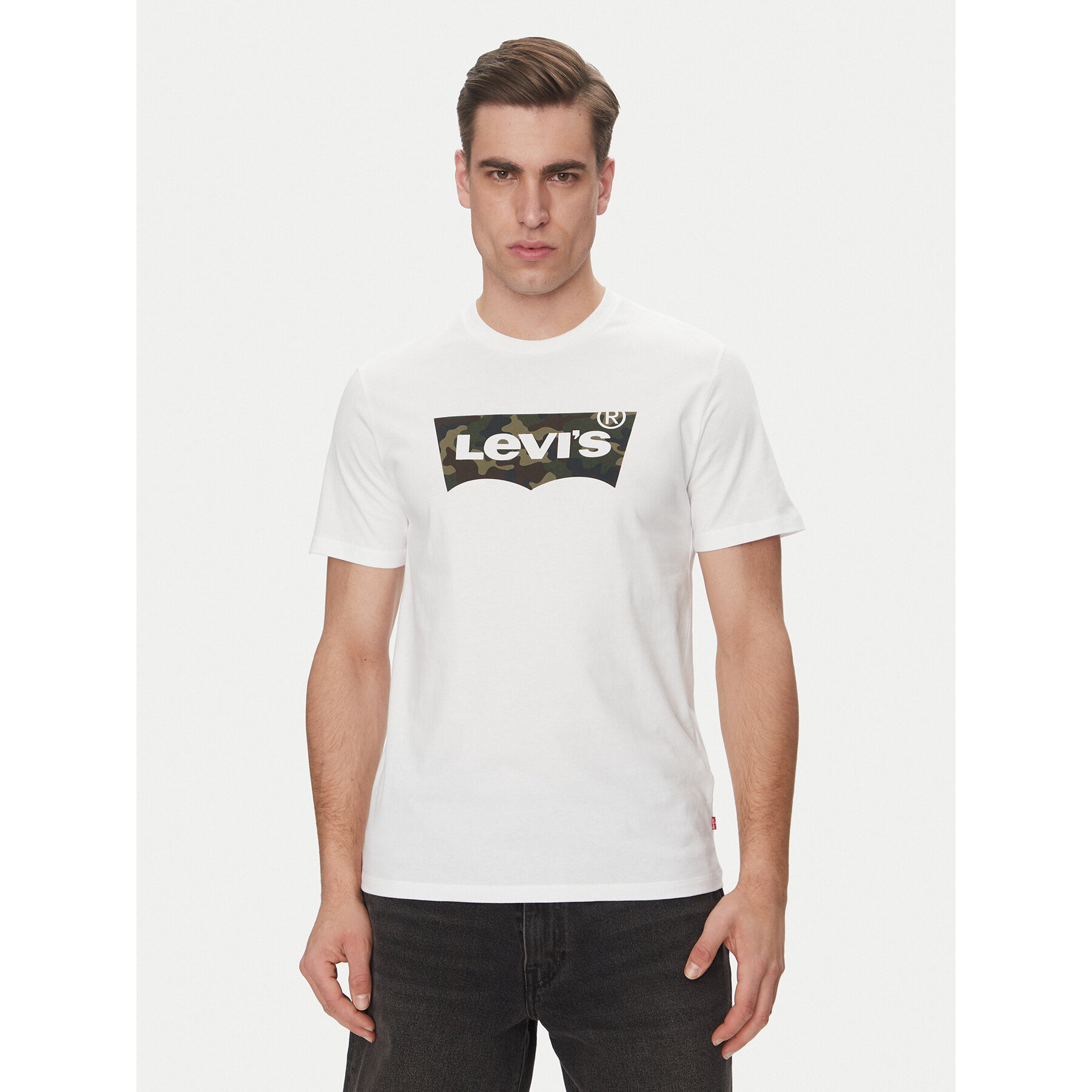 Levi's Póló Original Housemark 22489-0163 Fehér Regular Fit