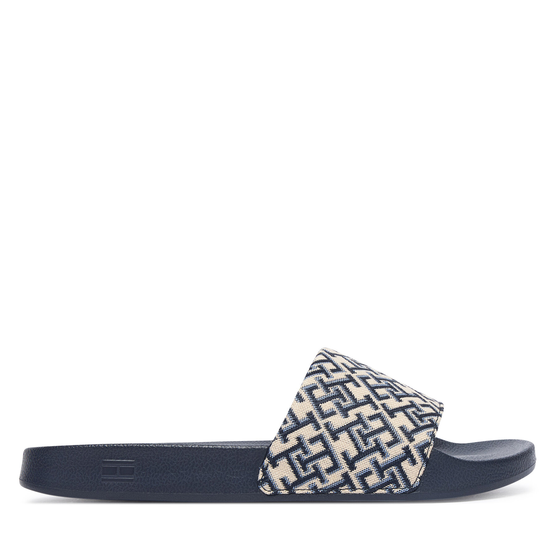 Şlapi Tommy Hilfiger Monogram Pool Slide FW0FW09423 Bleumarin